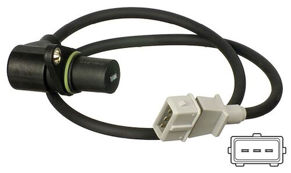 Delphi SS11019 Krank Mili Devir Sensörü 1.6 1.8 1.8T Passat 96-00 A80 A4 A6 93-94 048906433