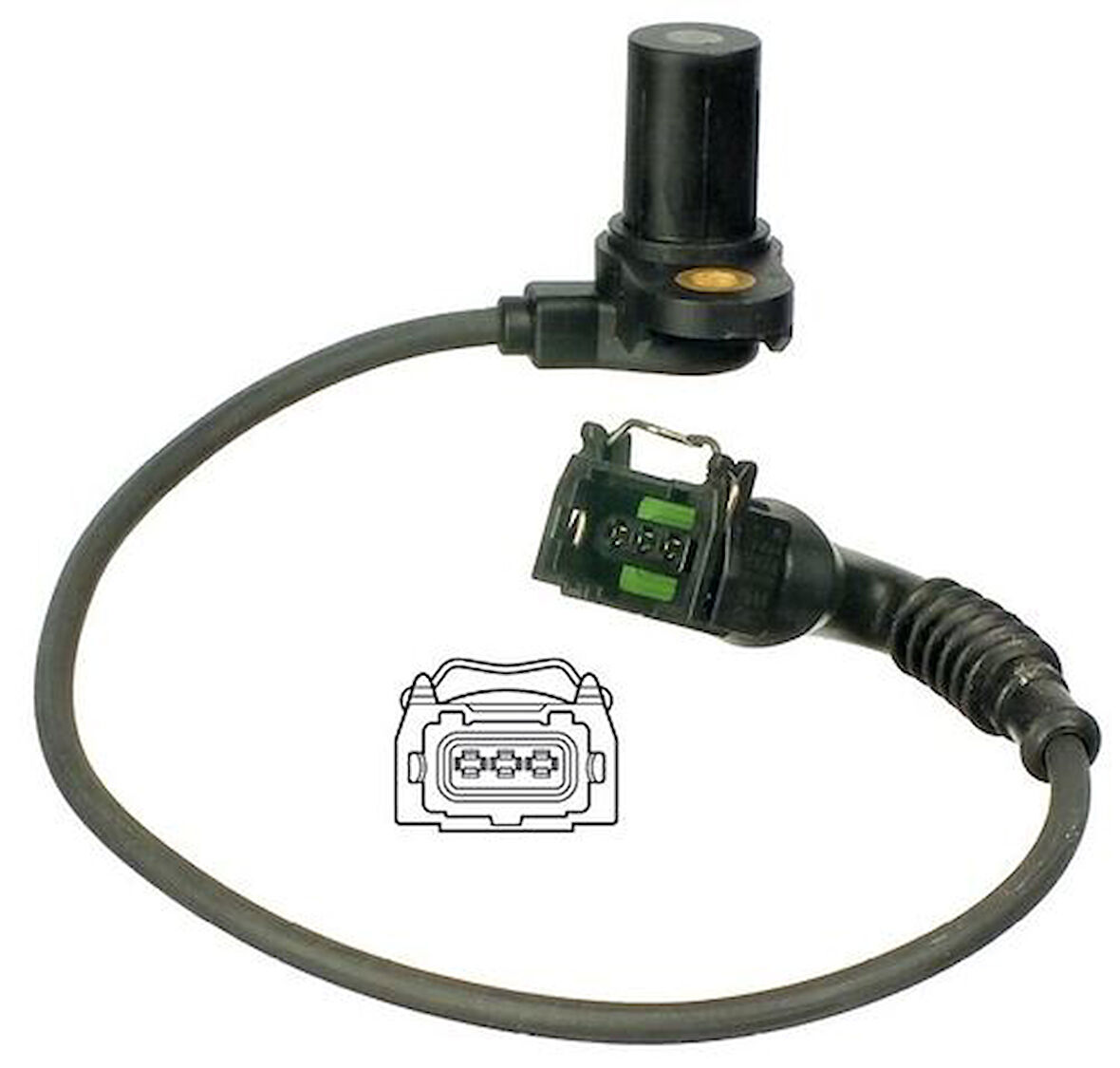 Delphi SS11026 Eksantrik Sensörü BMW M62 E39 E38 X5 E53 Range Rover 3 02-04 12147539166