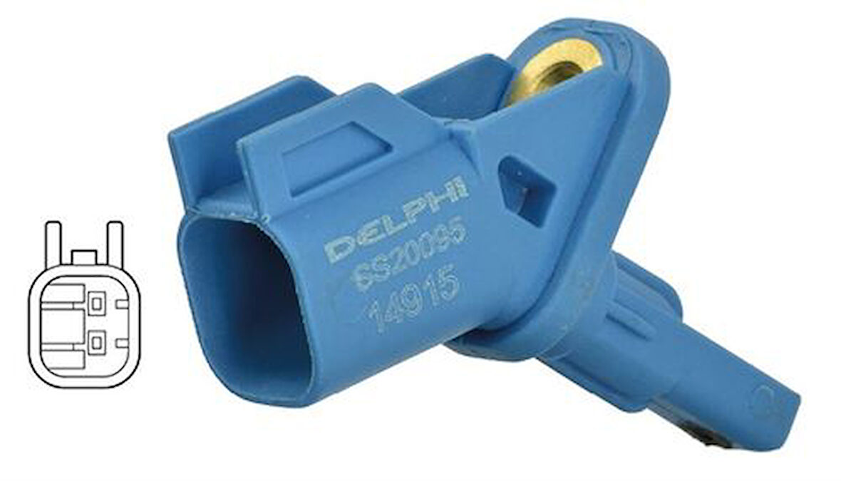 Delphi SS20095 ABS Kablosu Sensörü Ön Sağ Sol Focus II 04-11 Focus II C-Max 04-11 Kuga 08-10 Mondeo 07-14 S Amx 1356184