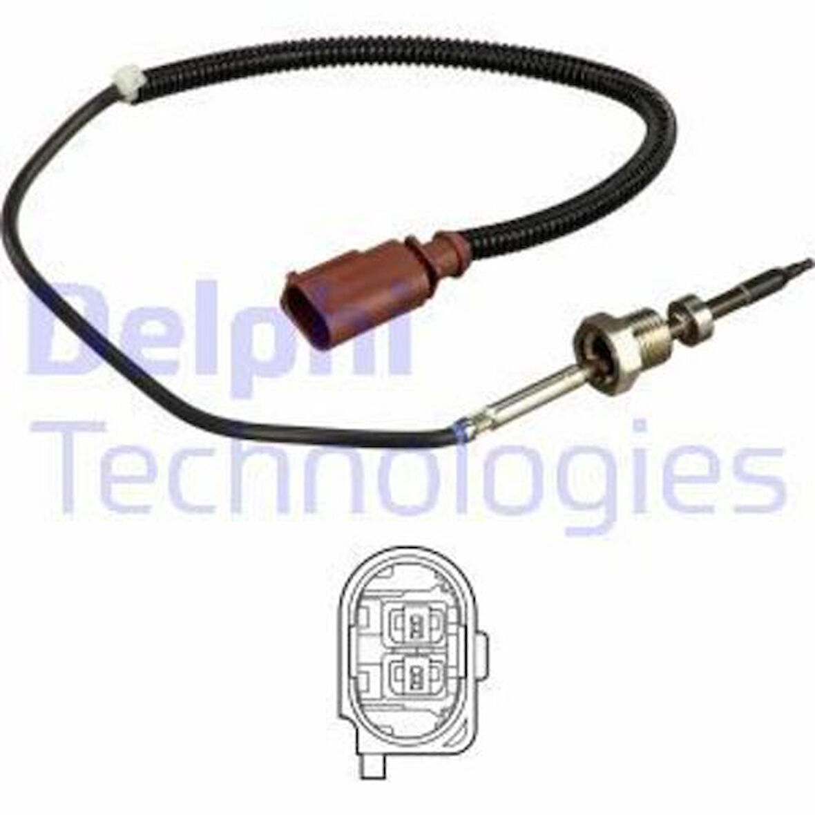 Delphi TS30147 Egzoz Sıcaklık Sensörü Dizel Partikül Filtresi Ön Transporter T5 03-10 Bnz Bpc 070906088AD