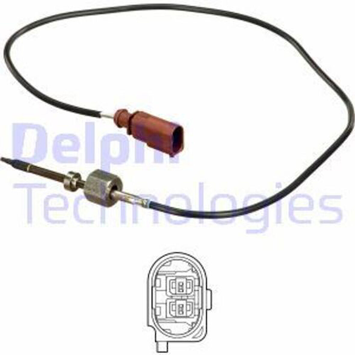 Delphi TS30252 Egzoz Sıcaklık Sensörü Dizel Partikül Filtre Sonrası-Kahverengi Crafter 06-16 Bjj Bjk Bjl Bjm 070906088A