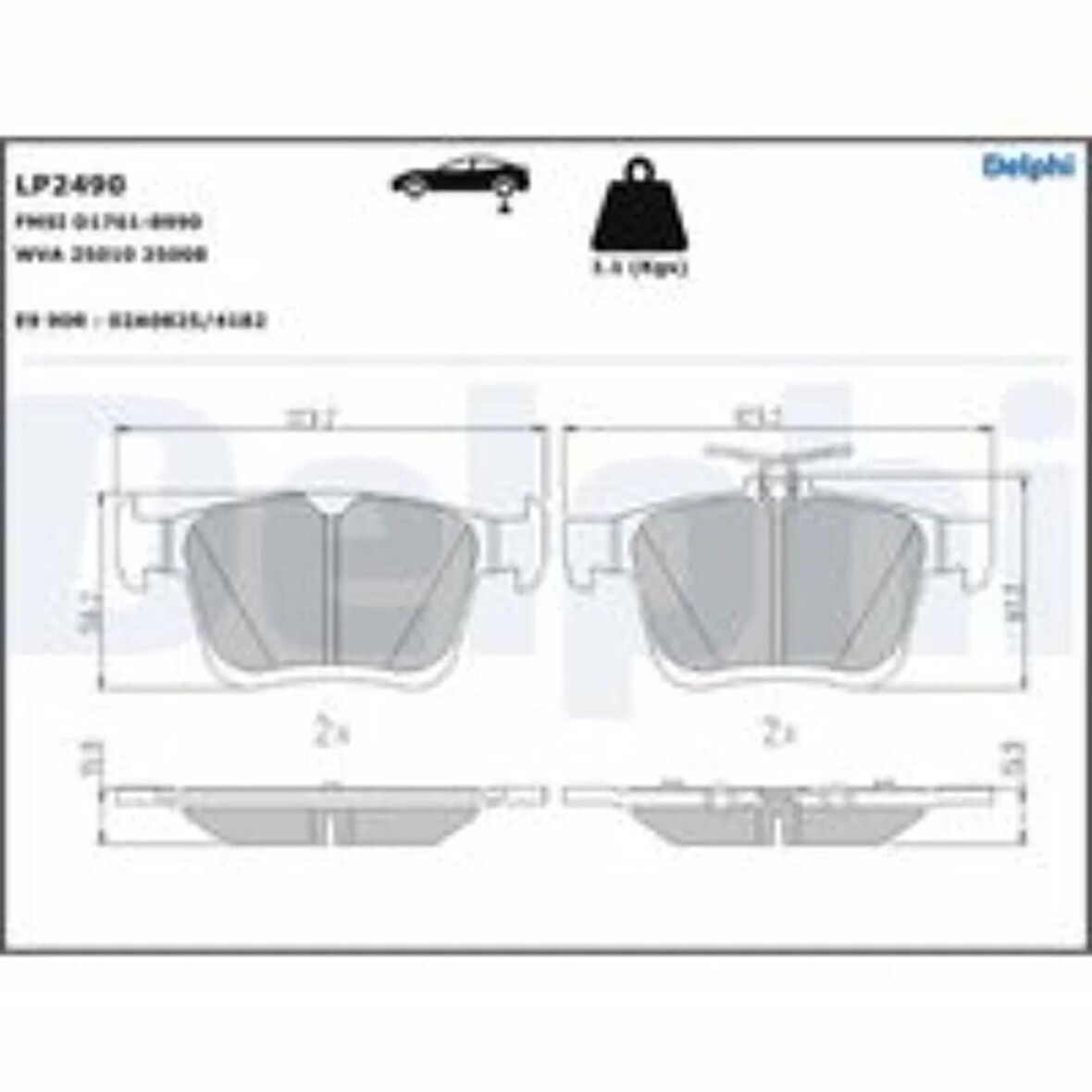 FREN BALATASI ARKA (123MM) A3 LEON GOLF VII 12-