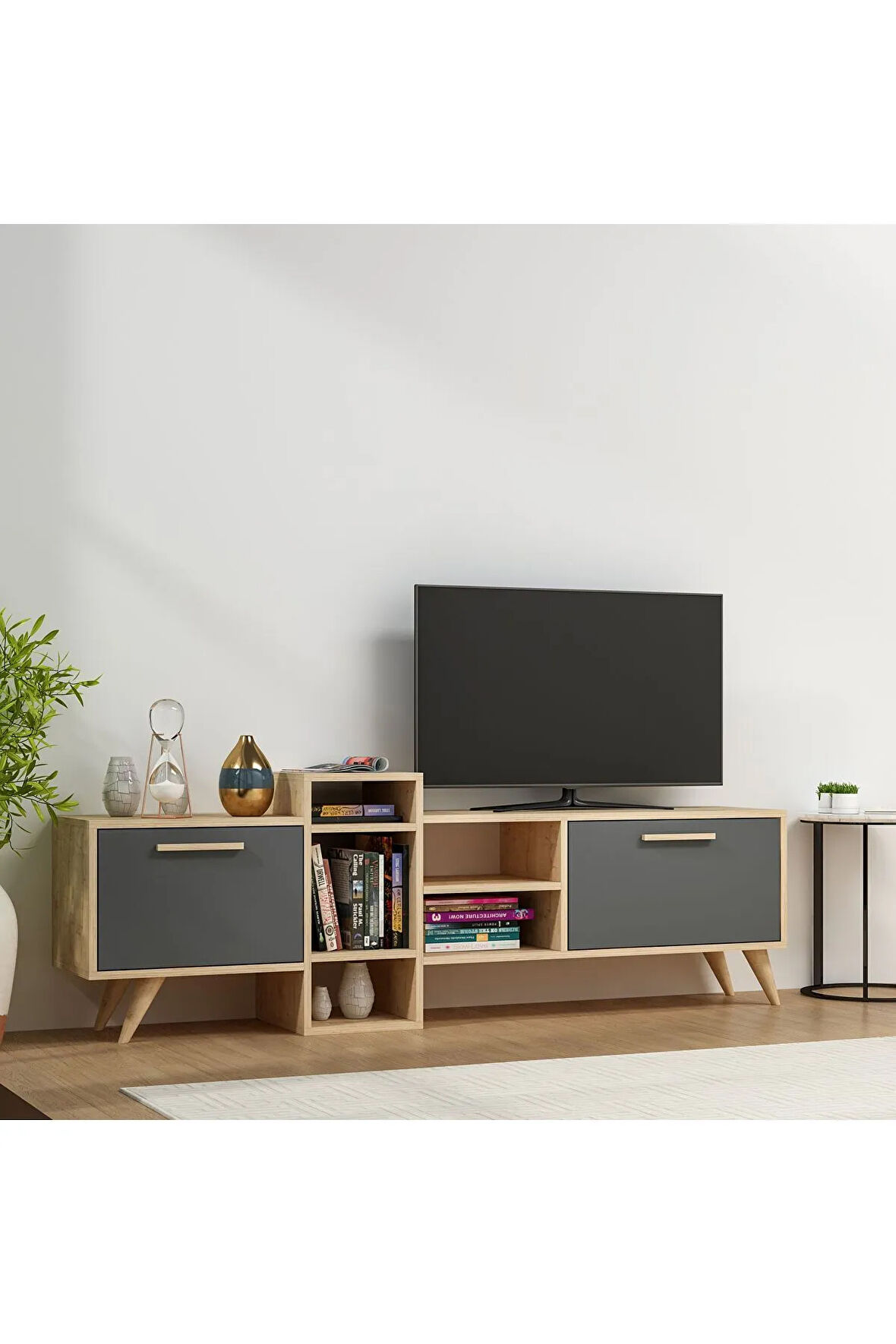 Romadh 180 Cm Tv Standı Antrasit Safirmeşe