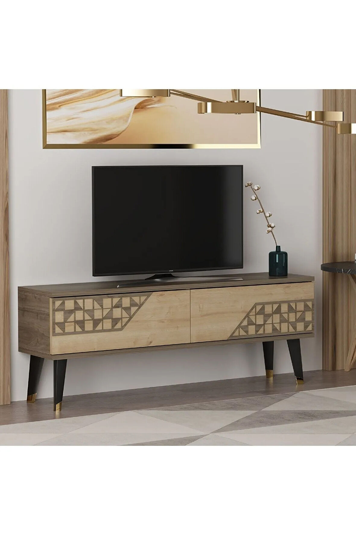 TORONTODH 2 KAPAKLI TV SEHPASI CEVİZ SAFİRMEŞE