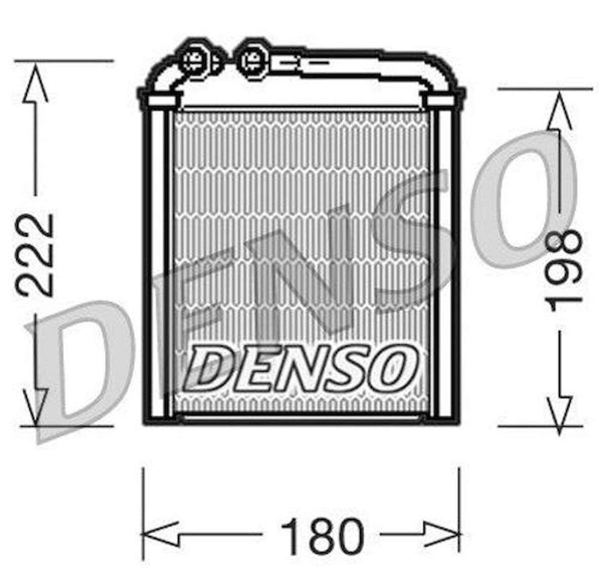 Denso DRR32005 Kalorifer Radyatörü Brazing Golf Passat CC Superb Yeti Tiguan Scirocco 155x198x26 Oto Mek Şanzıman 3C0819031