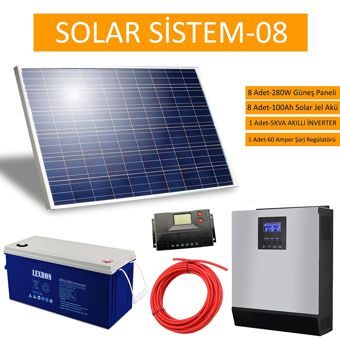 Güneş Enerji Solar Panel Paket-08