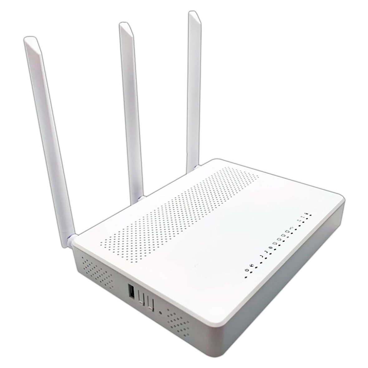 NUCOM NC-WR764TGV Kablosuz Modem Router 3 Antenli 1xWan 4xLan + 2Fxs Portlu 1750 Mbps 5Ghz Giriş