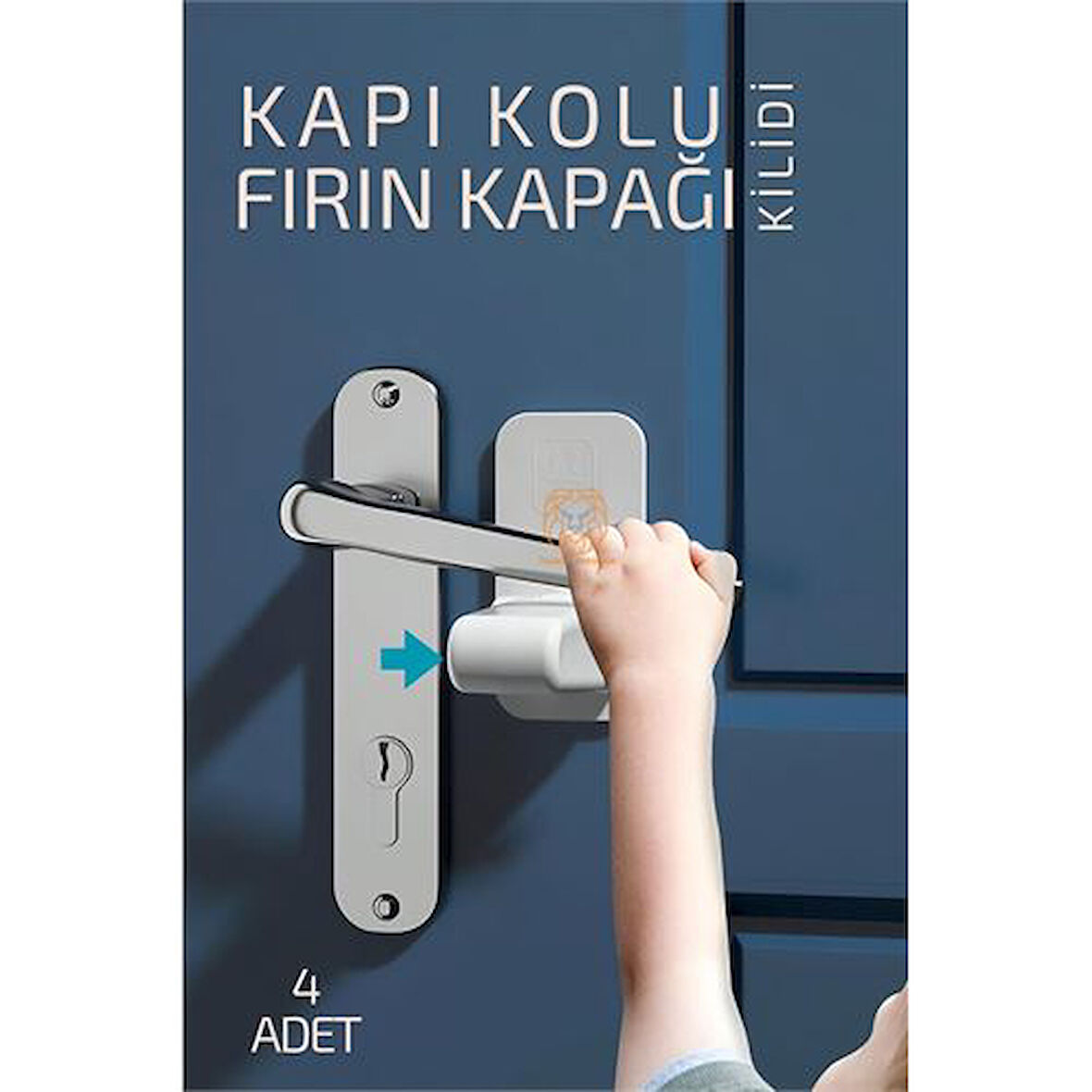 Kapı Kolu ve Fırın Kapağı Güvenlik Kilidi 4 adet