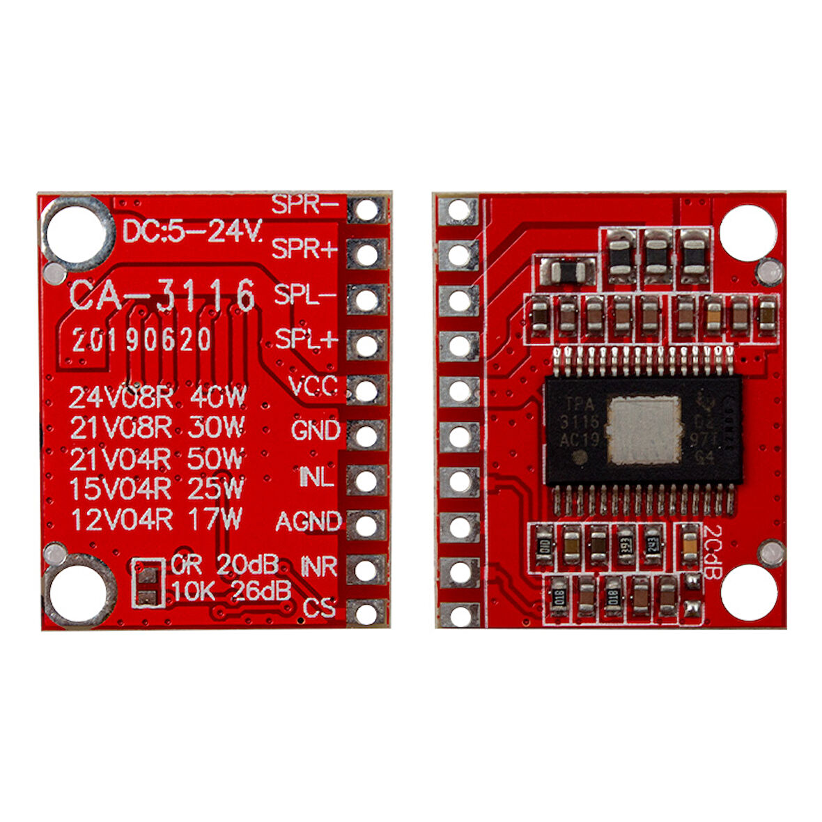 CA-3116 AUDIO MODUL TV KARTI 5 VOLT - 24 VOLT ARASI