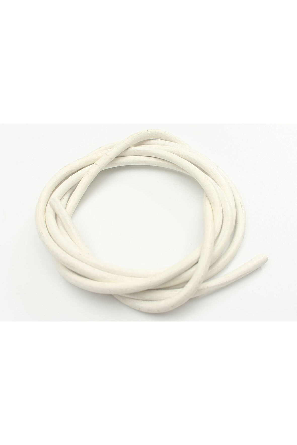 4 MM ÇAPLI YUVARLAK DERİ KORDON  (2 METRE)