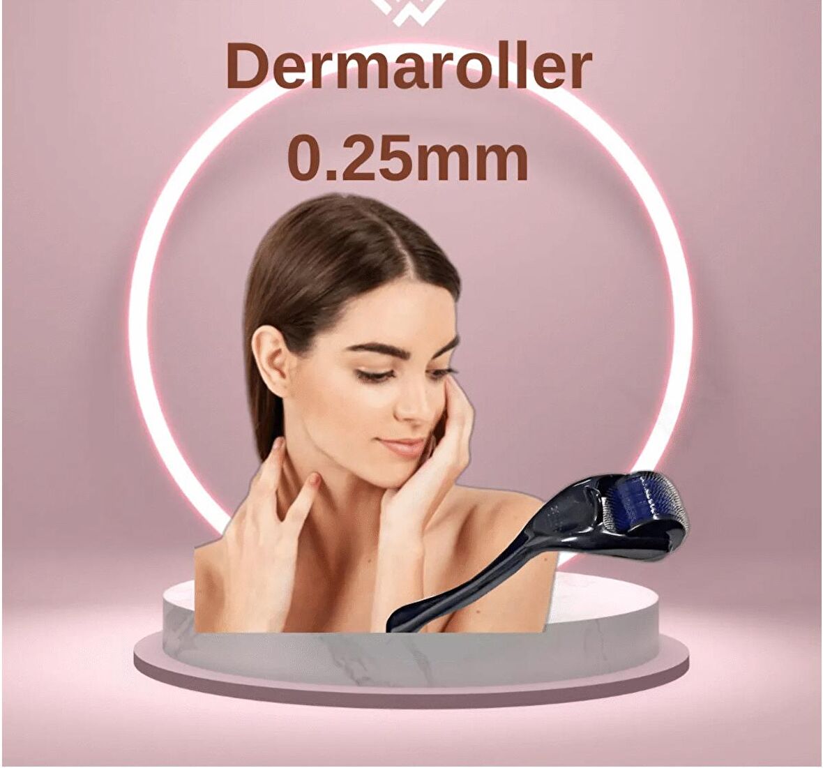 Dr.Dermalok Dermaroller 540 iğne 0.25mm Siyah