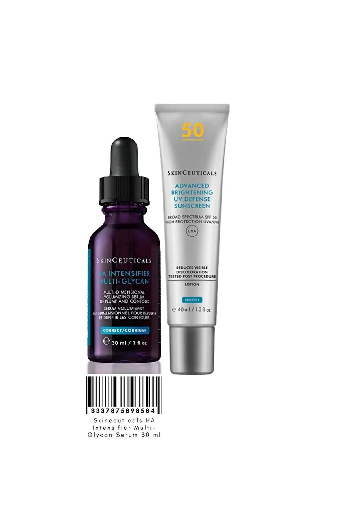 Leke Bakım Set | Ha Intensifier Multi-glycan Serum 30 ml L & Brightening Uv Defense Spf50 40 ml