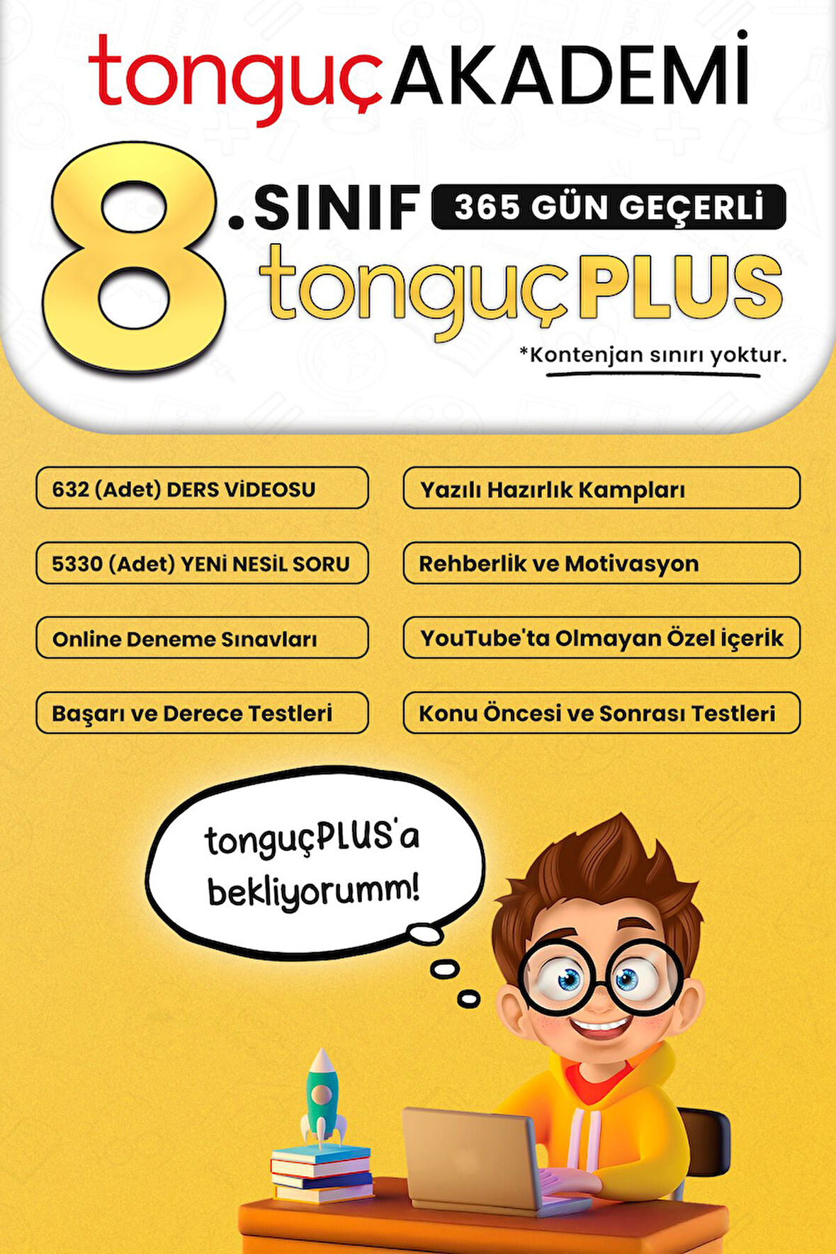 8. Sınıf tonguçPLUS Üyeliği