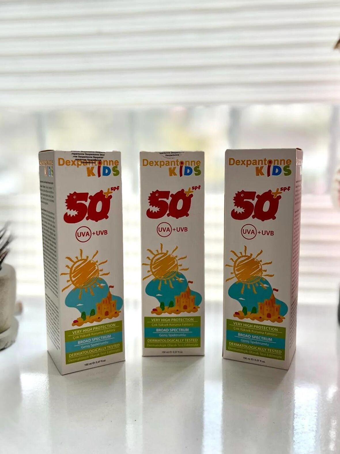 Dexpantonne Kıds SPF 50+ Güneş Koruyucu 150ml 3'lü Set