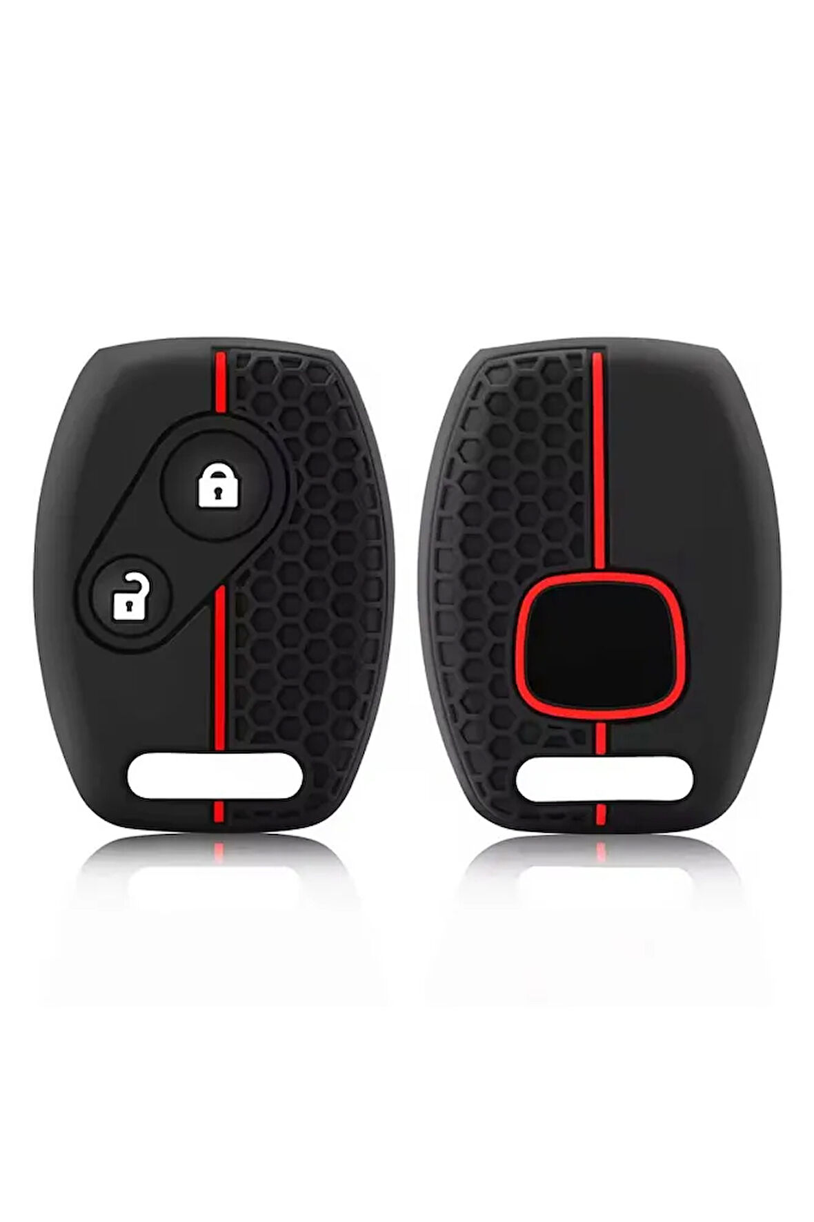 Honda Civic Fd6 Crv Accord Uyumlu 2 Tuşlu Silikon Anahtar Koruma Kılıfı 2.Resime Bakınız
