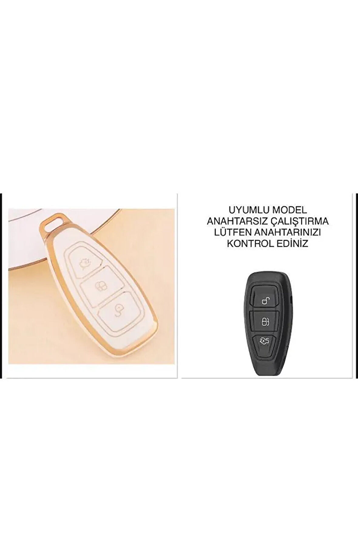 Ford Focus Fiesta Kuga Mondeo Smax Cmax Ecosport Anahtarsız Çalıştırma Anahtar Kılıfı