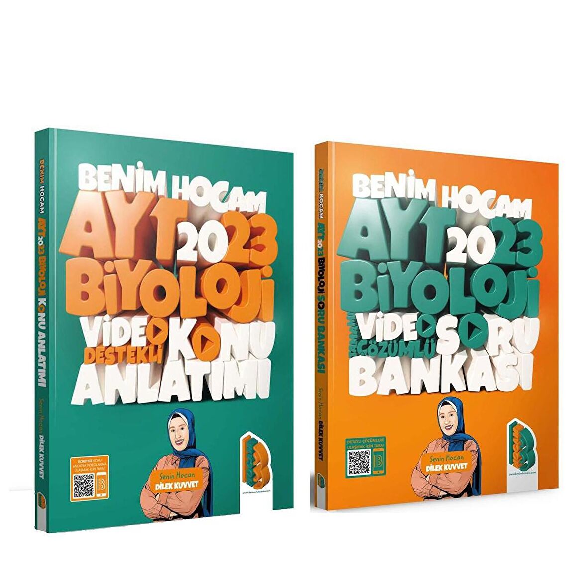 Benim Hocam AYT Biyoloji Soru Bankası ve Video Ders Defteri 2 Kitap Set