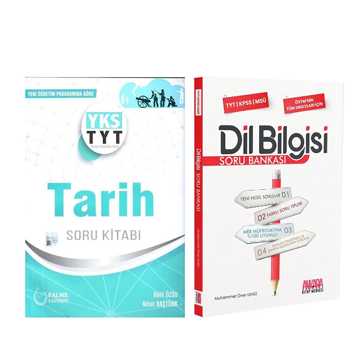 Palme TYT Tarih ve AKM Dil Bilgisi Soru Bankası Seti 