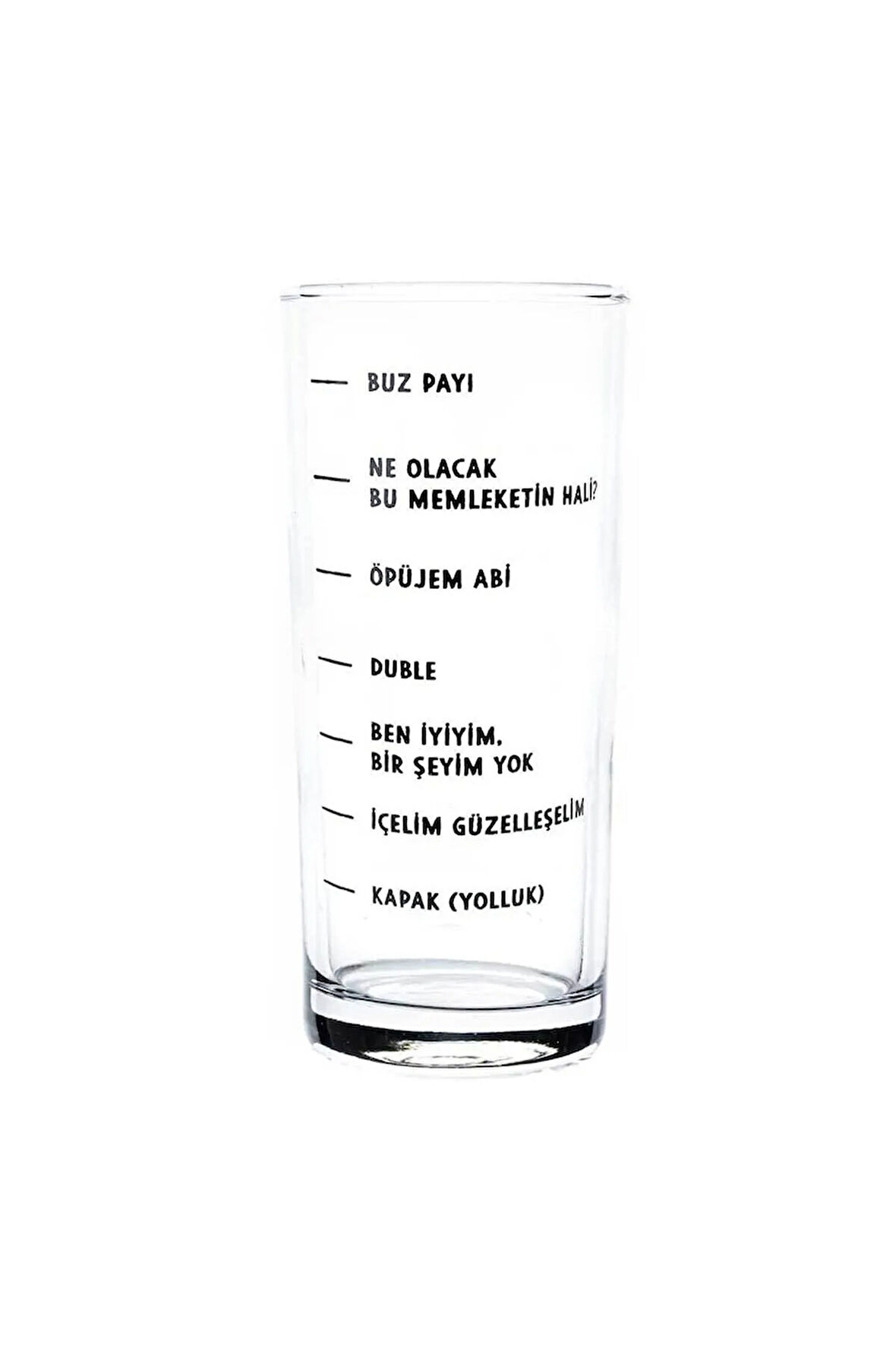 Ölçü Rakı Ve Meşrubat Bardağı