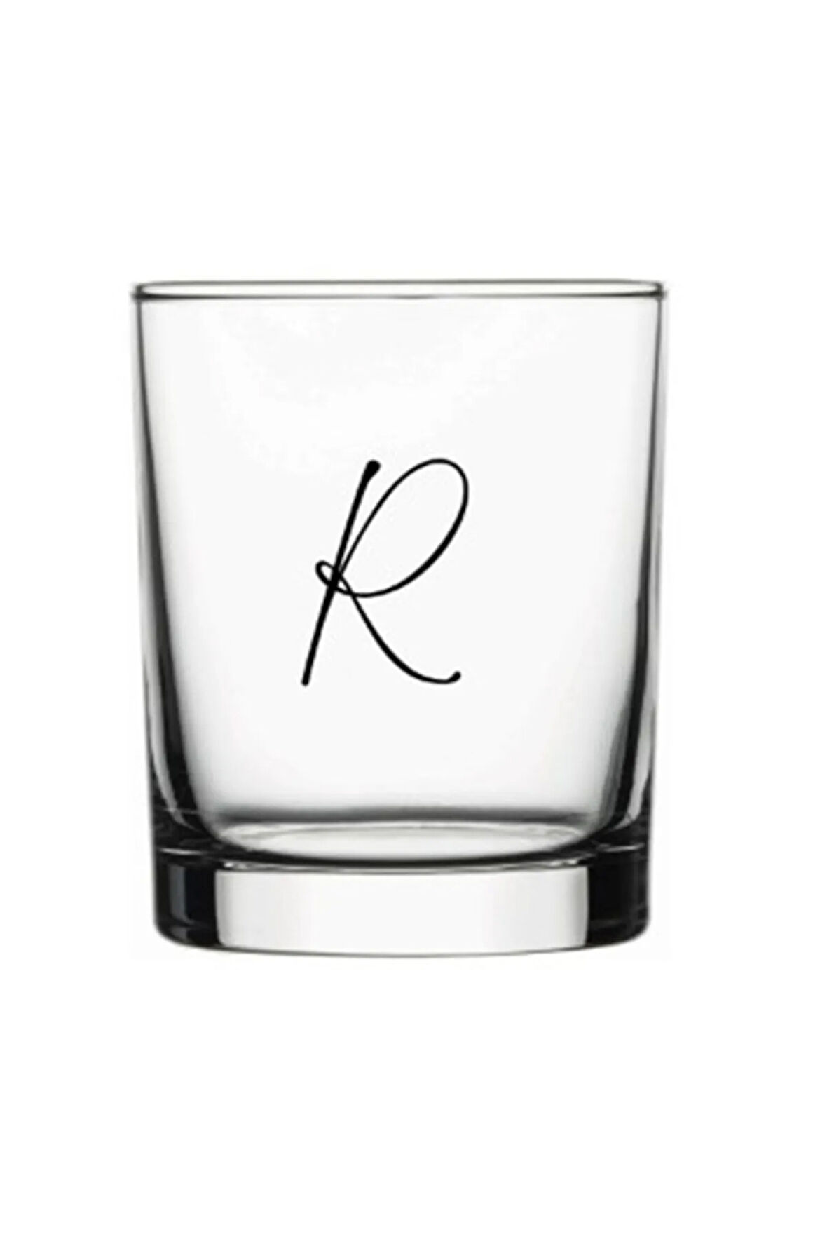 R Harfi Viski Bardağı Harf