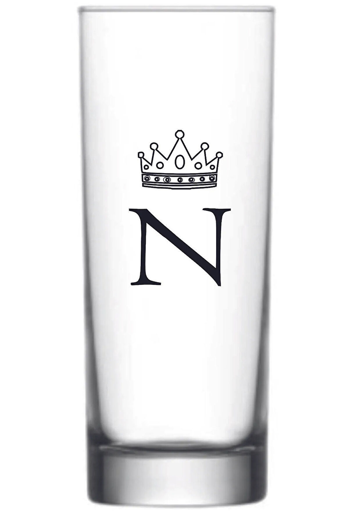 Tek N Harfli Baskılı Votka Bardağı Vodka