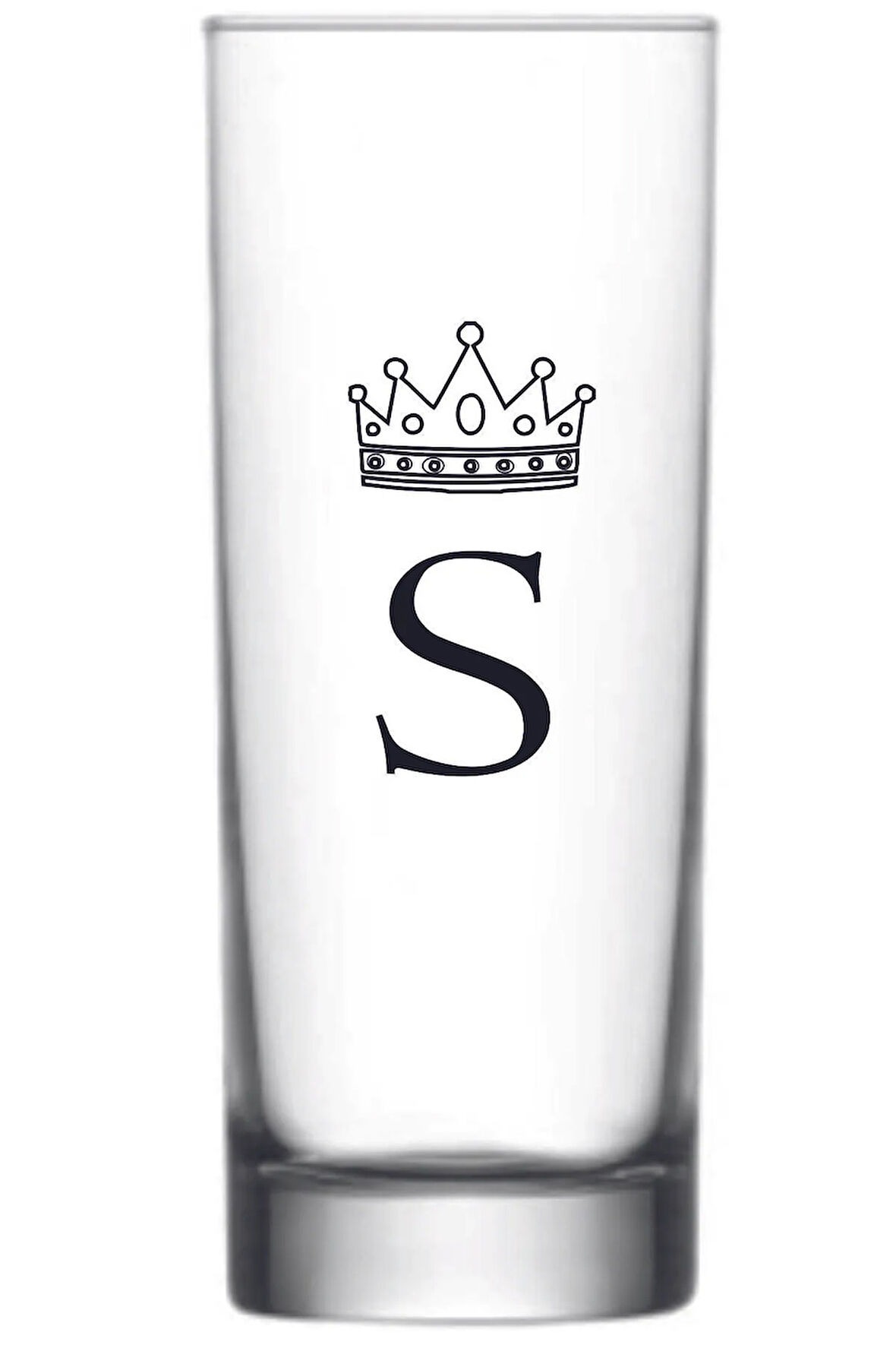 Tek S Harfli Baskılı Votka Bardağı Vodka