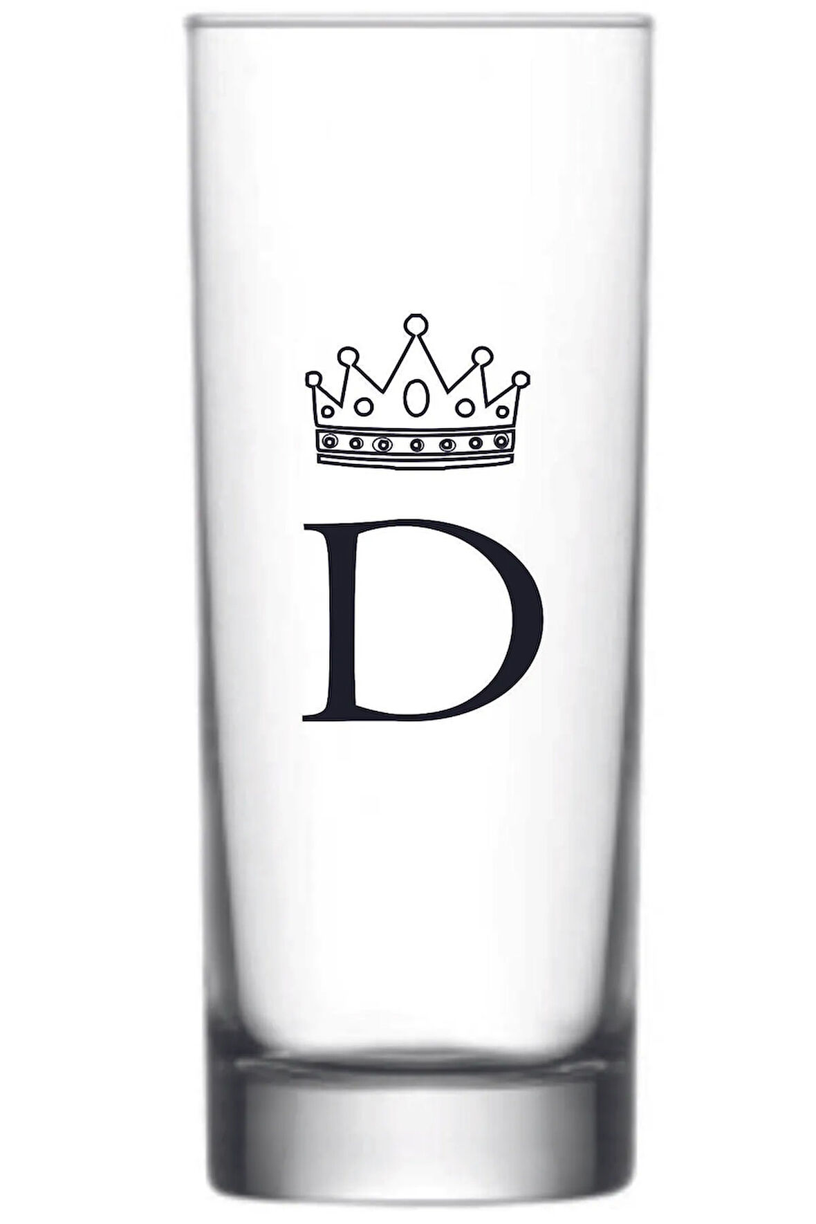 Tek D Harfli Baskılı Votka Bardağı Vodka