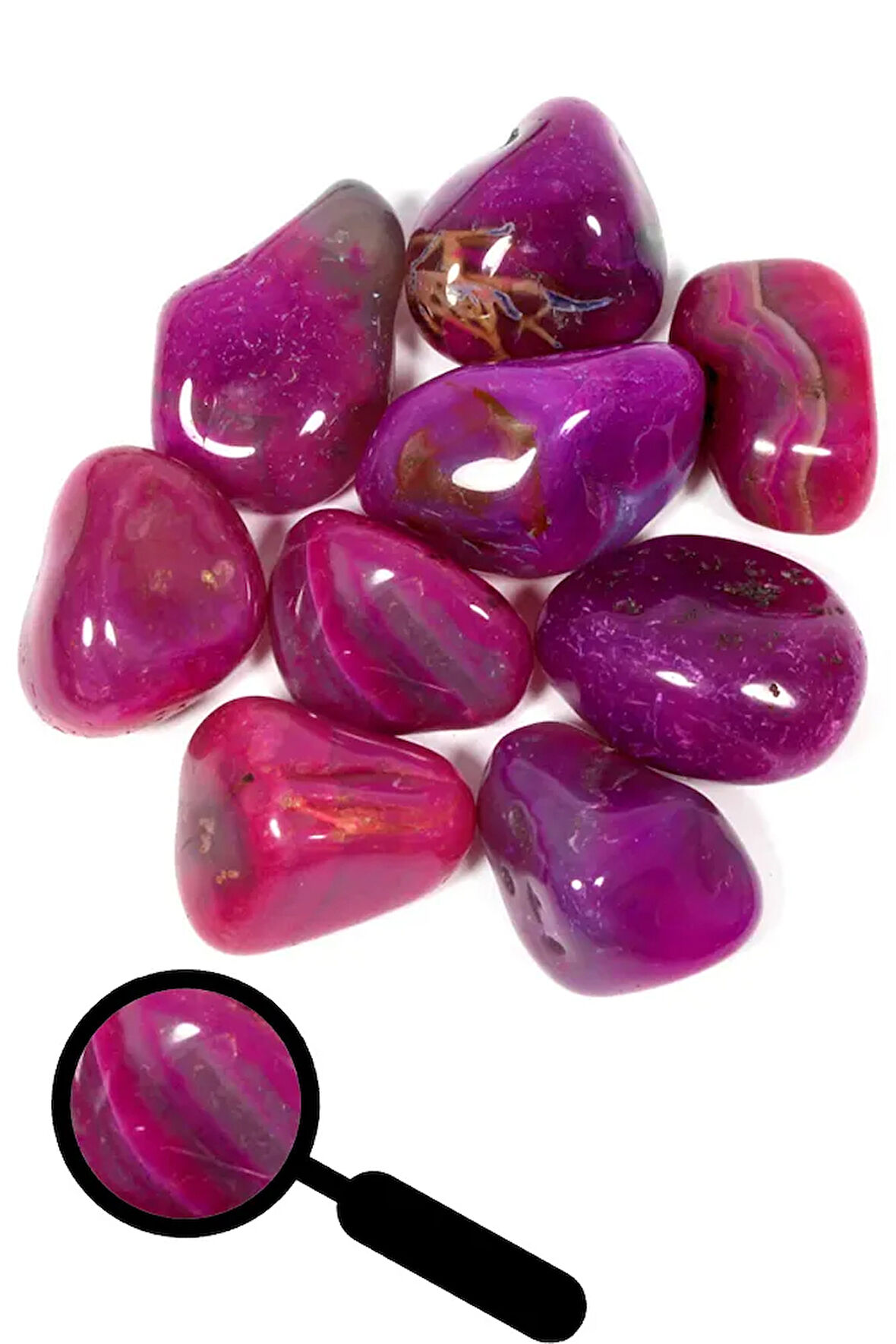 Sertifikalı Pembe Akik Taşı Kütle - İri Boy