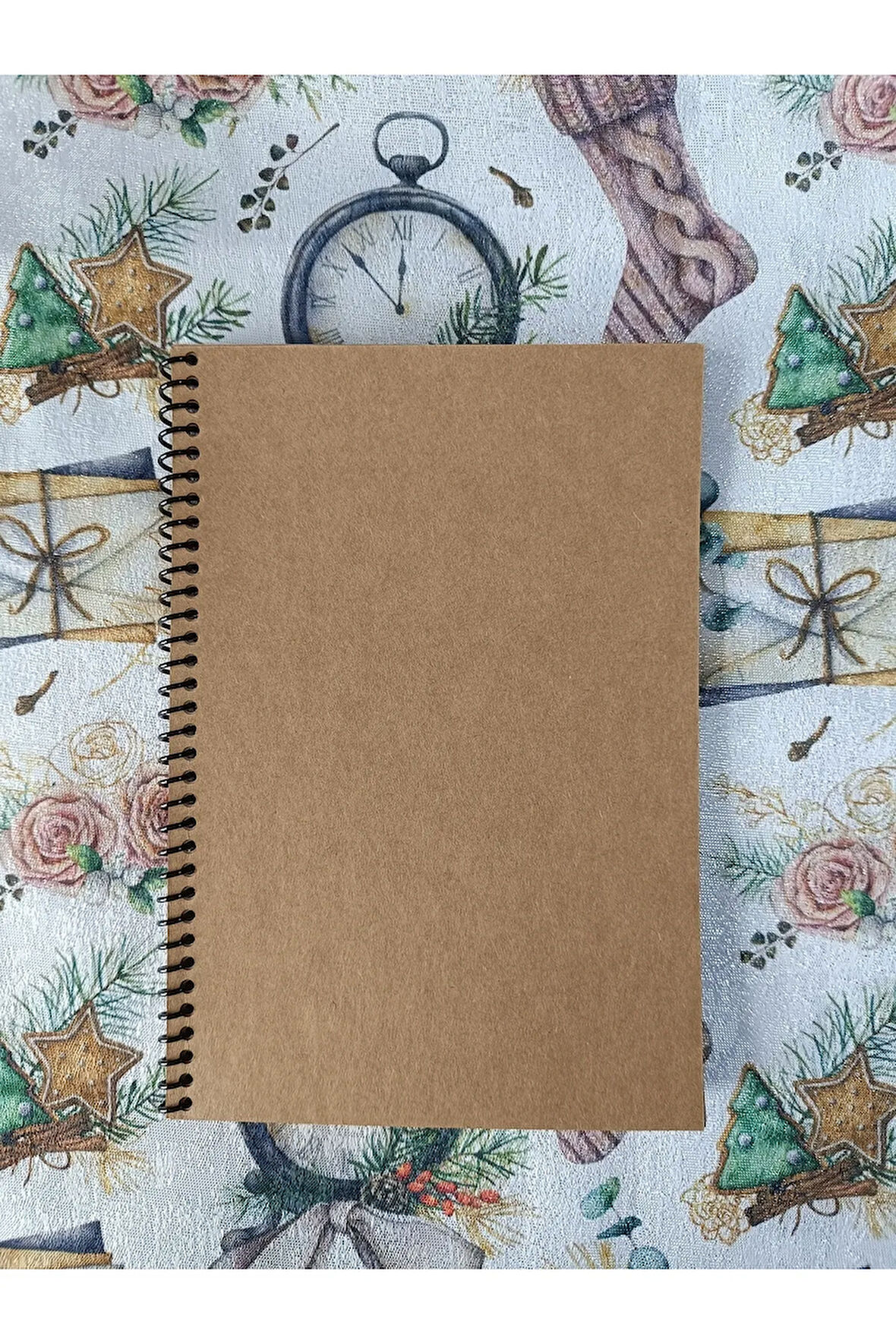 A5 Kalın Kraft Kapak Kraft İç 30 yaprak 60 Sayfa Defter, Scrapbook, Bullet Journal İçin Uygun