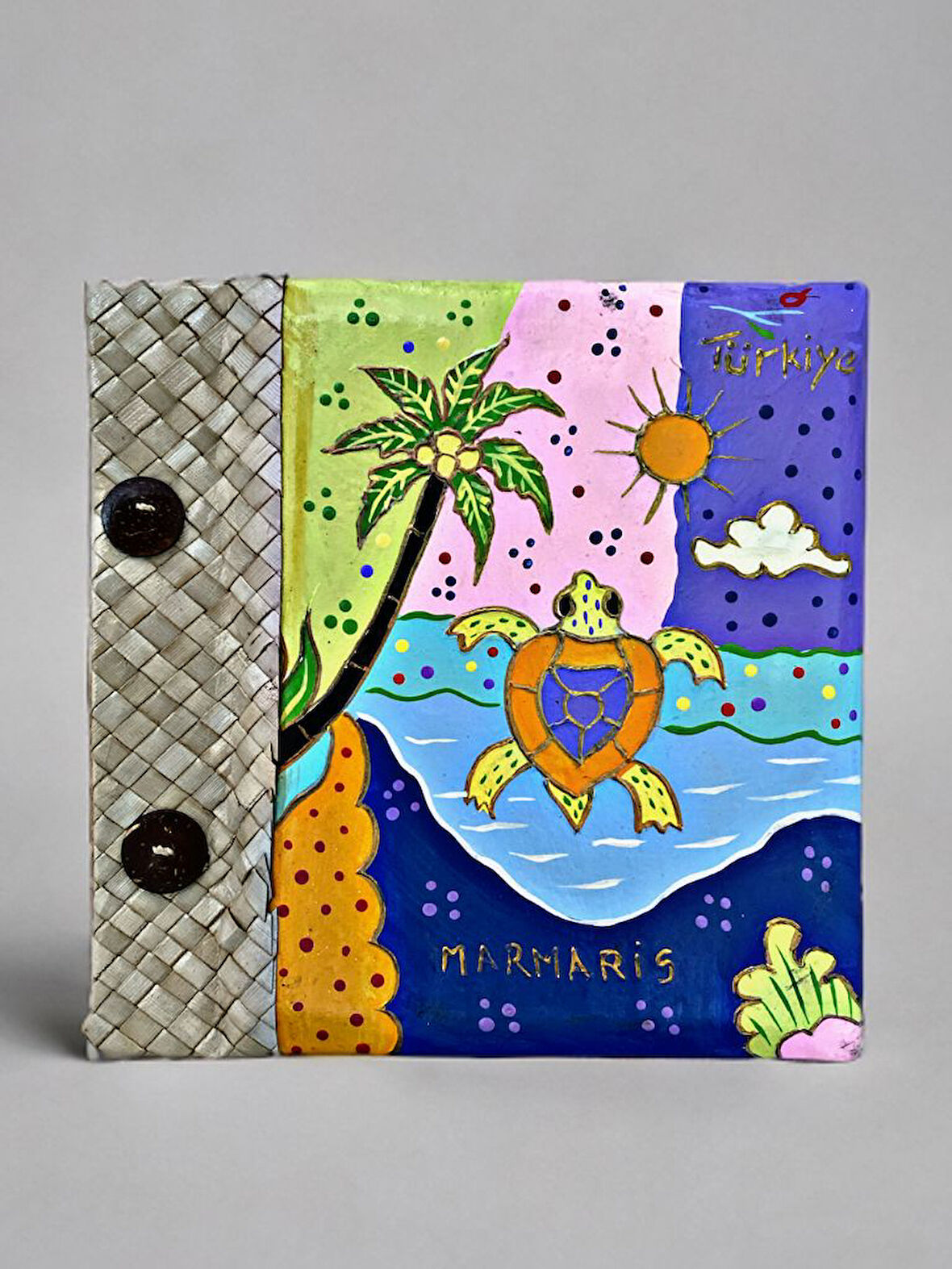 MARMARİS Temalı Özel El Yapımı Albüm 18cm x 18 cm