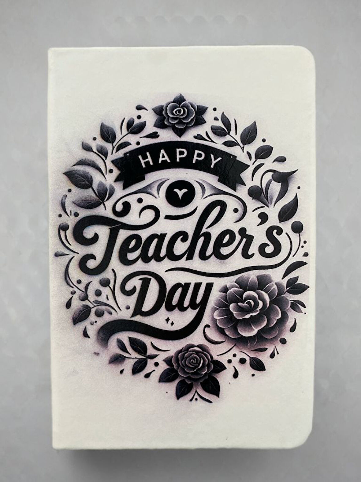 Öğretmenler Günü Hediyesi Defter | 80 Yaprak Çizgili Ajanda | Özel Tasarım Kapaklı Not Defteri (kod:14)