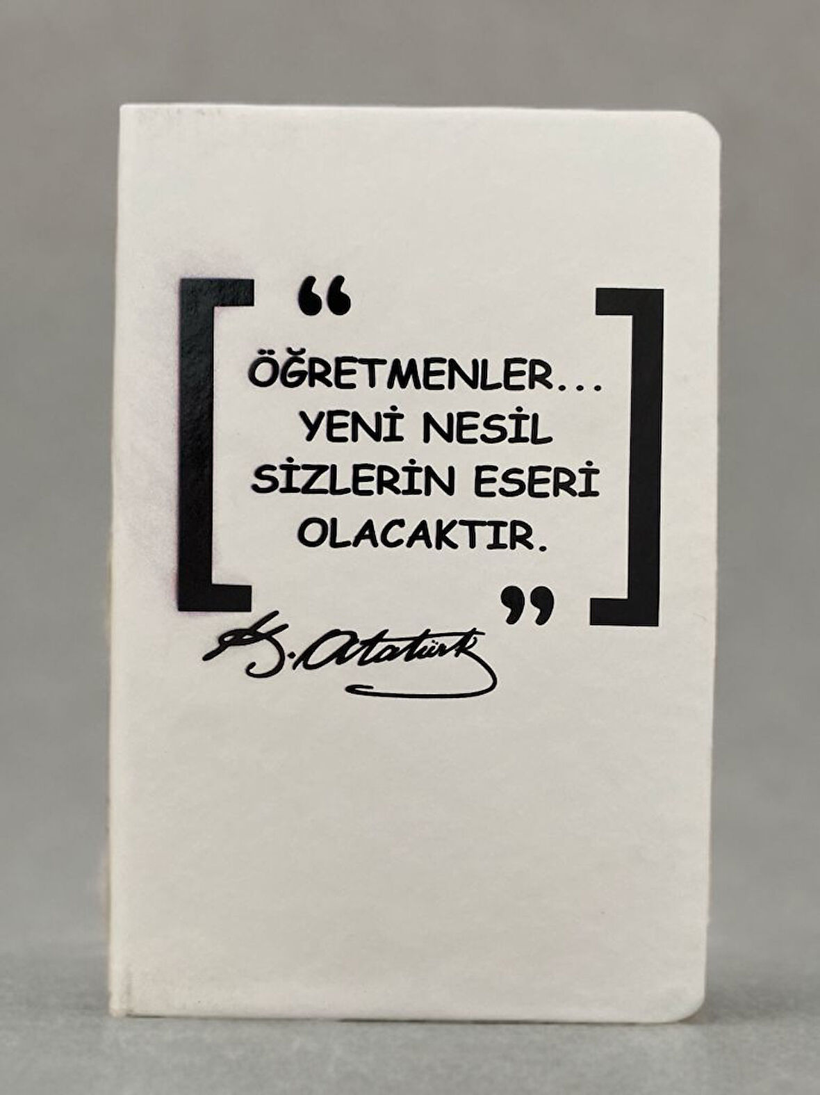Öğretmenler Günü Hediyesi Defter | 80 Yaprak Çizgili Ajanda | Özel Tasarım Kapaklı Not Defteri (kod:15)