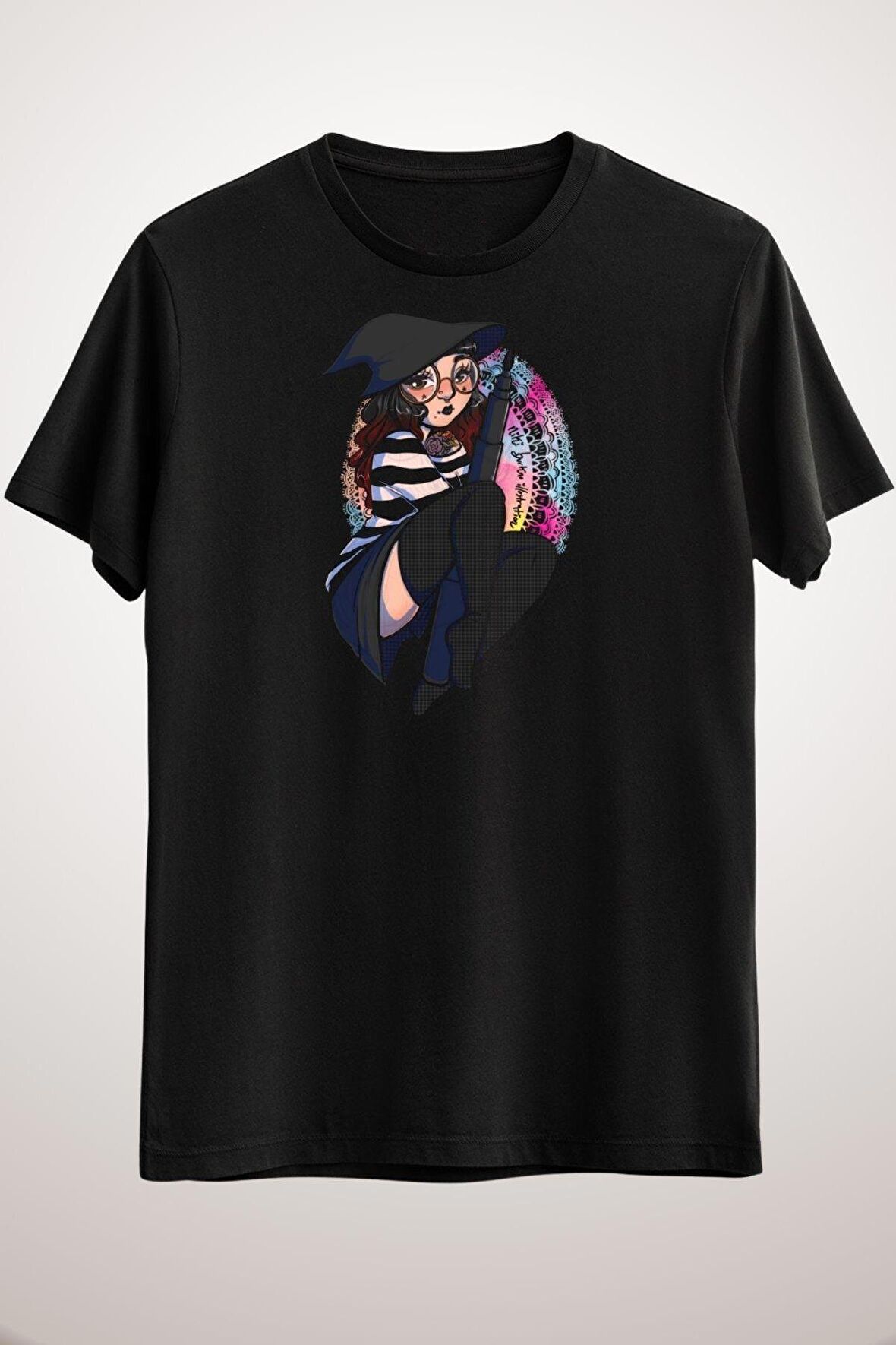 Erkek Siyah Brush Pen Witch