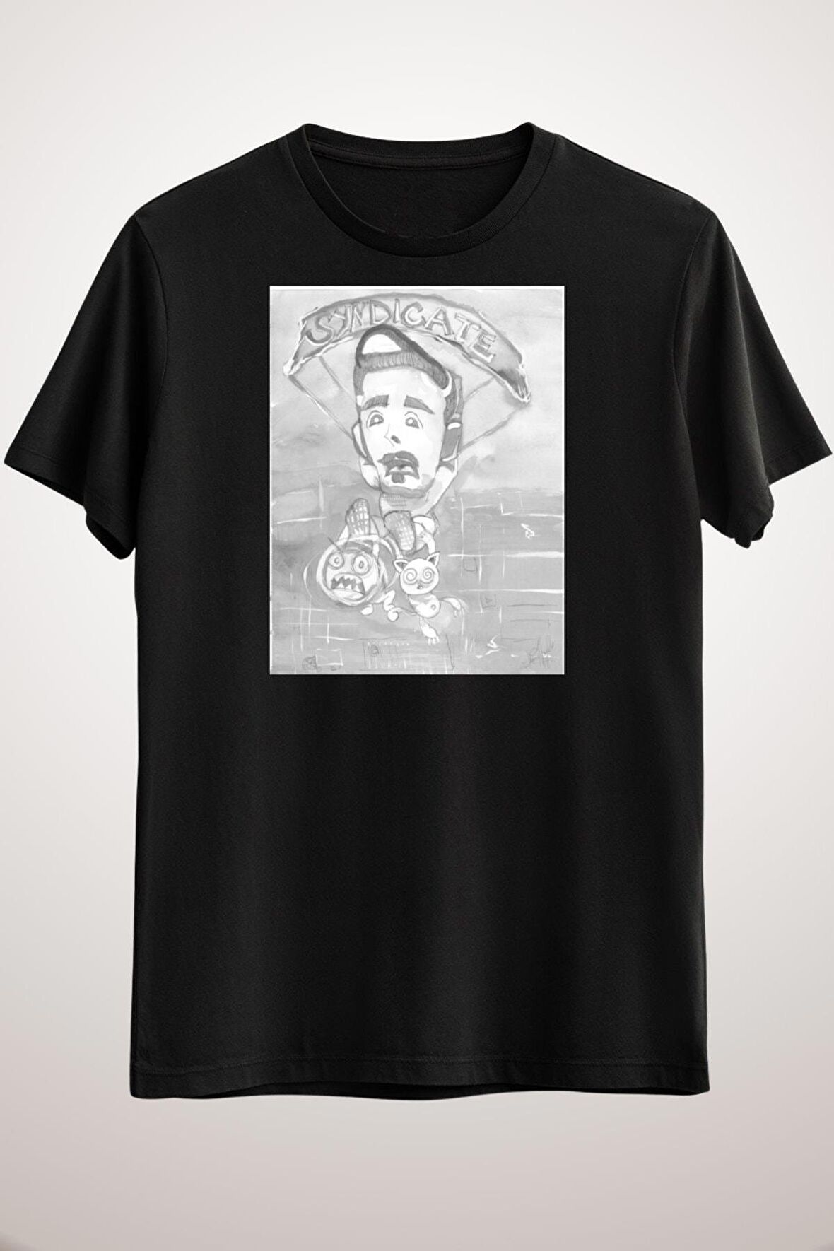 Erkek Siyah Streamer Away!