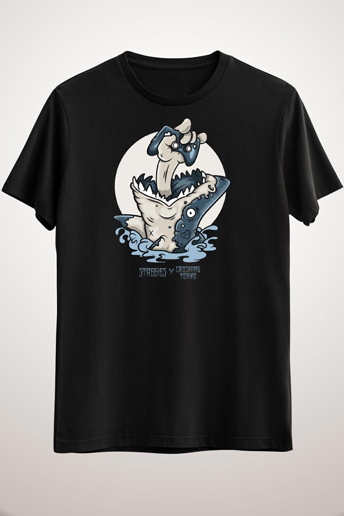 Erkek Siyah Stabbıes X Crushıng Tokyo Shark