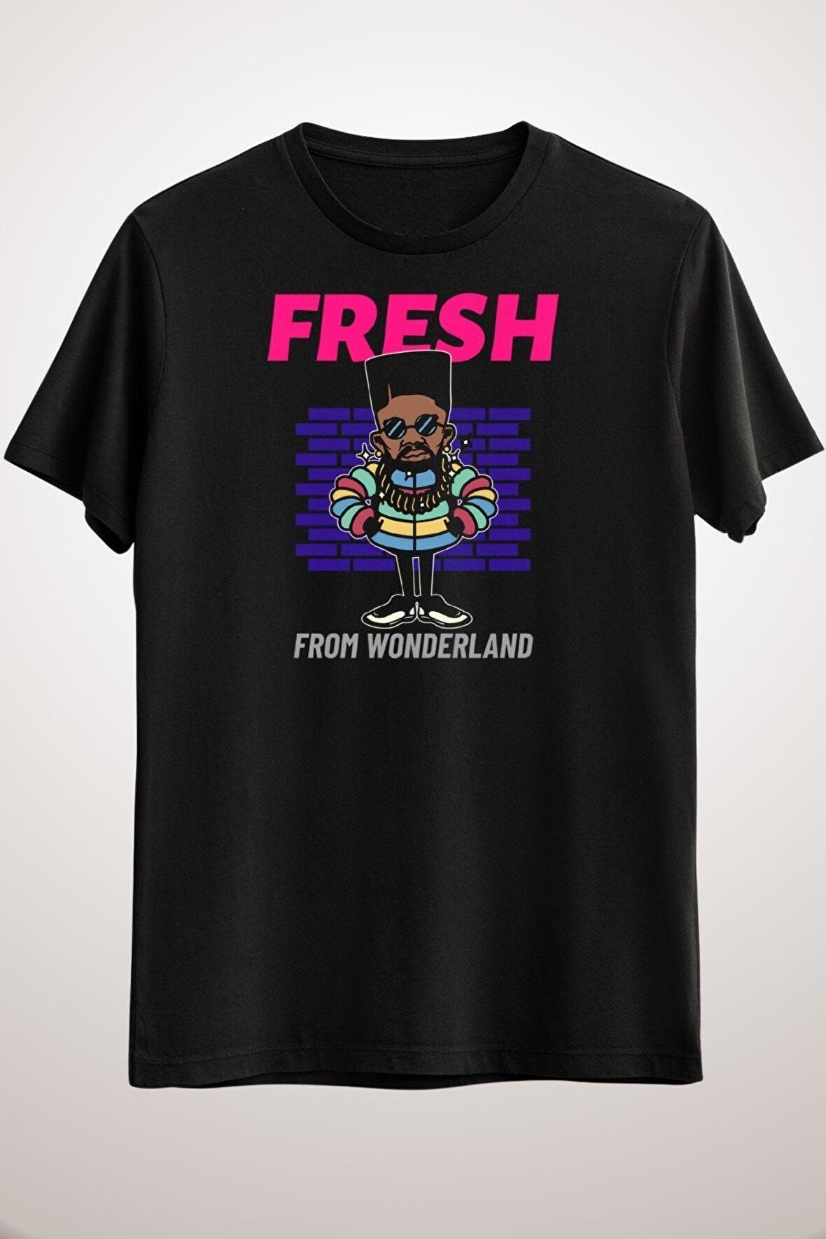 Erkek Siyah Fresh Streetwear From Wonderland