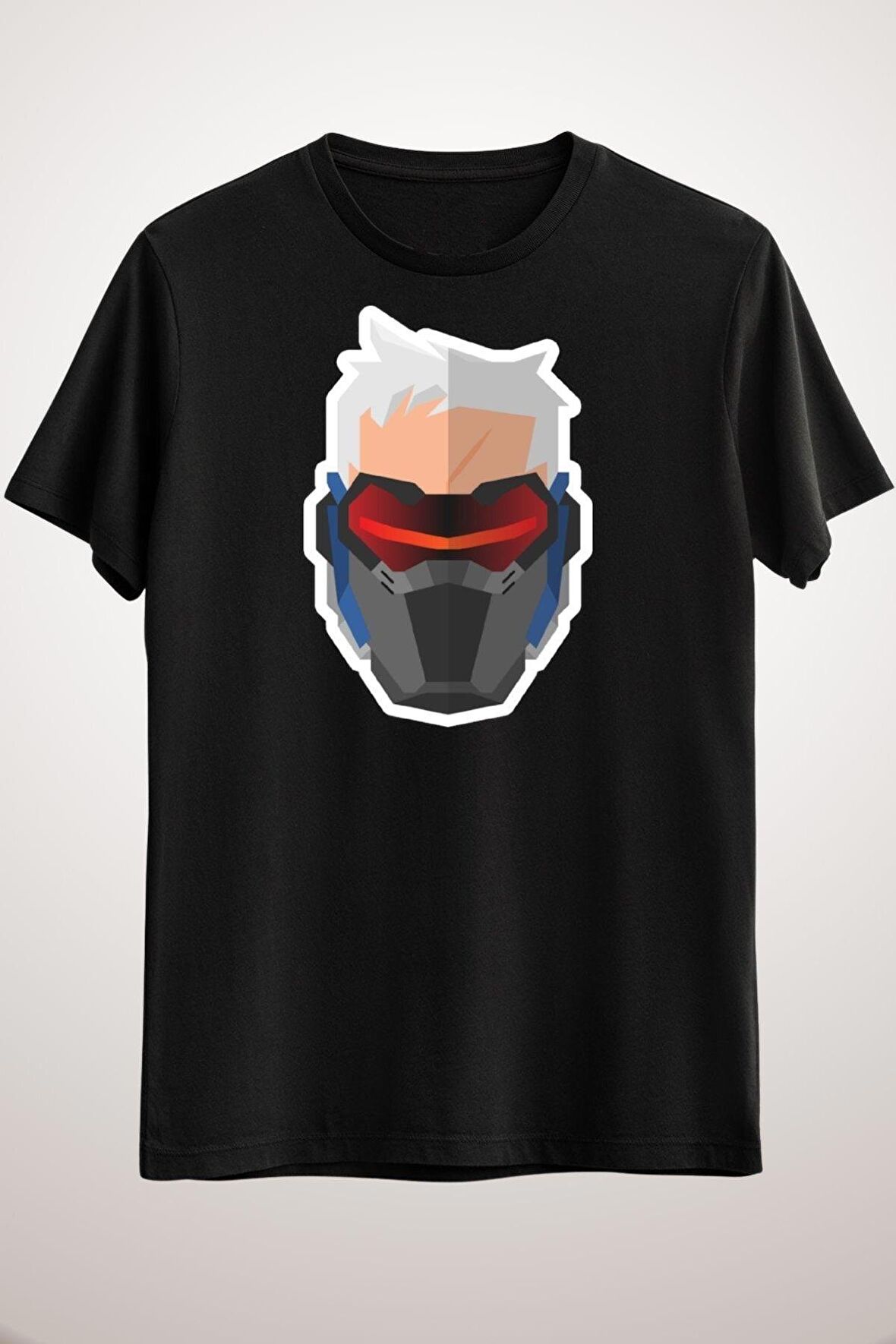 Erkek Siyah Cyborg Soldier 76 Of The Future