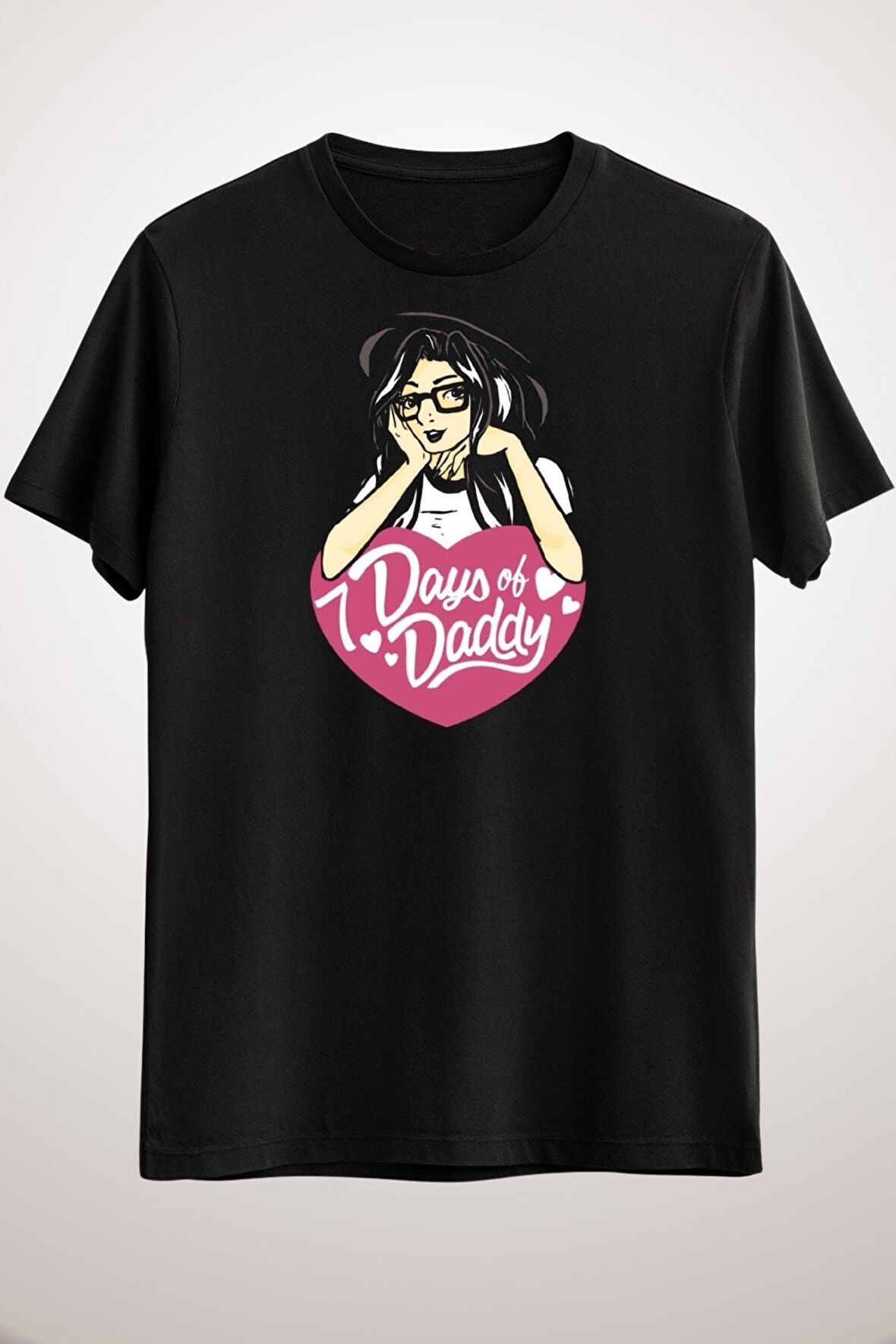 Erkek Siyah 7 Days Of Daddy