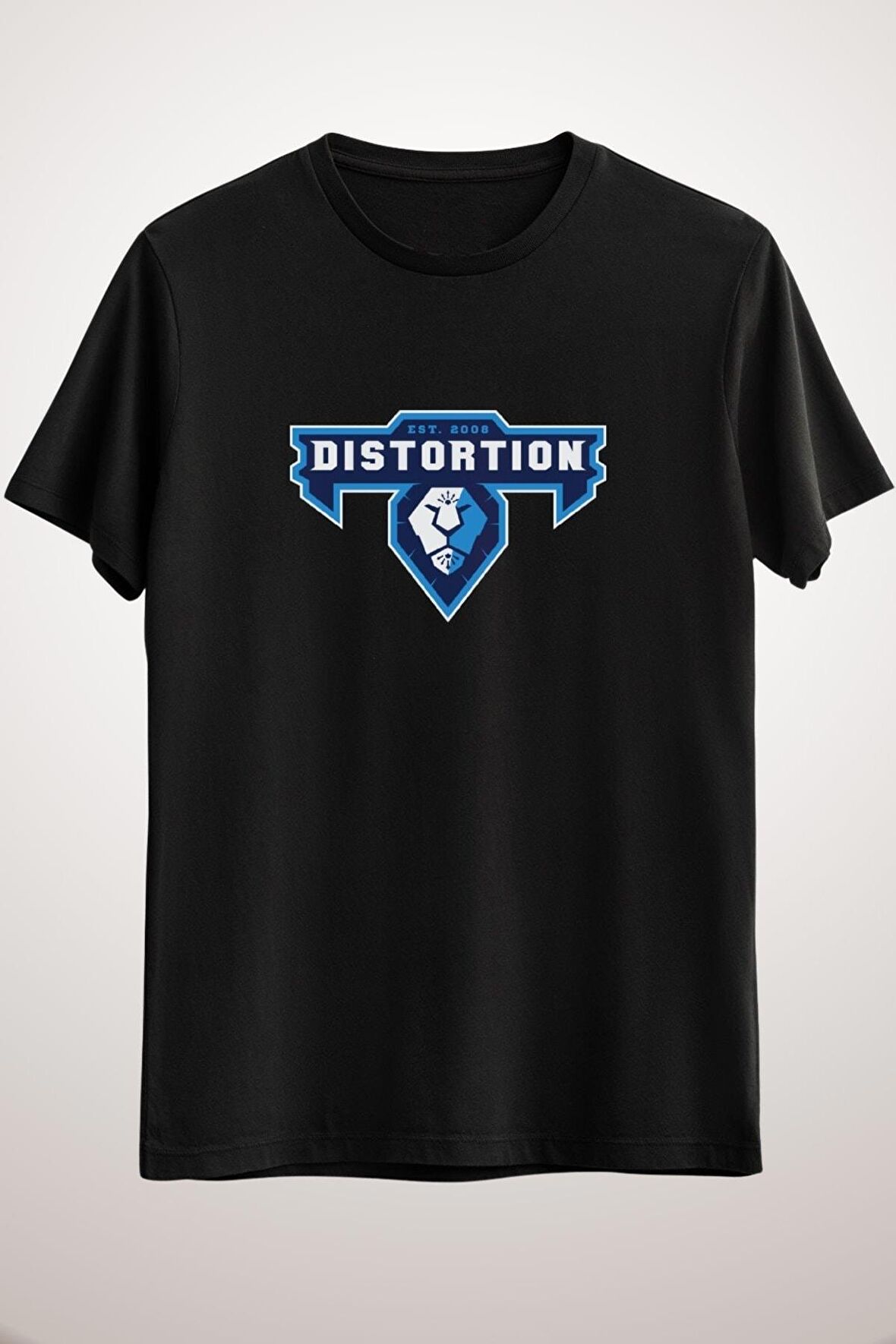 Erkek Siyah Dıstortion Logo