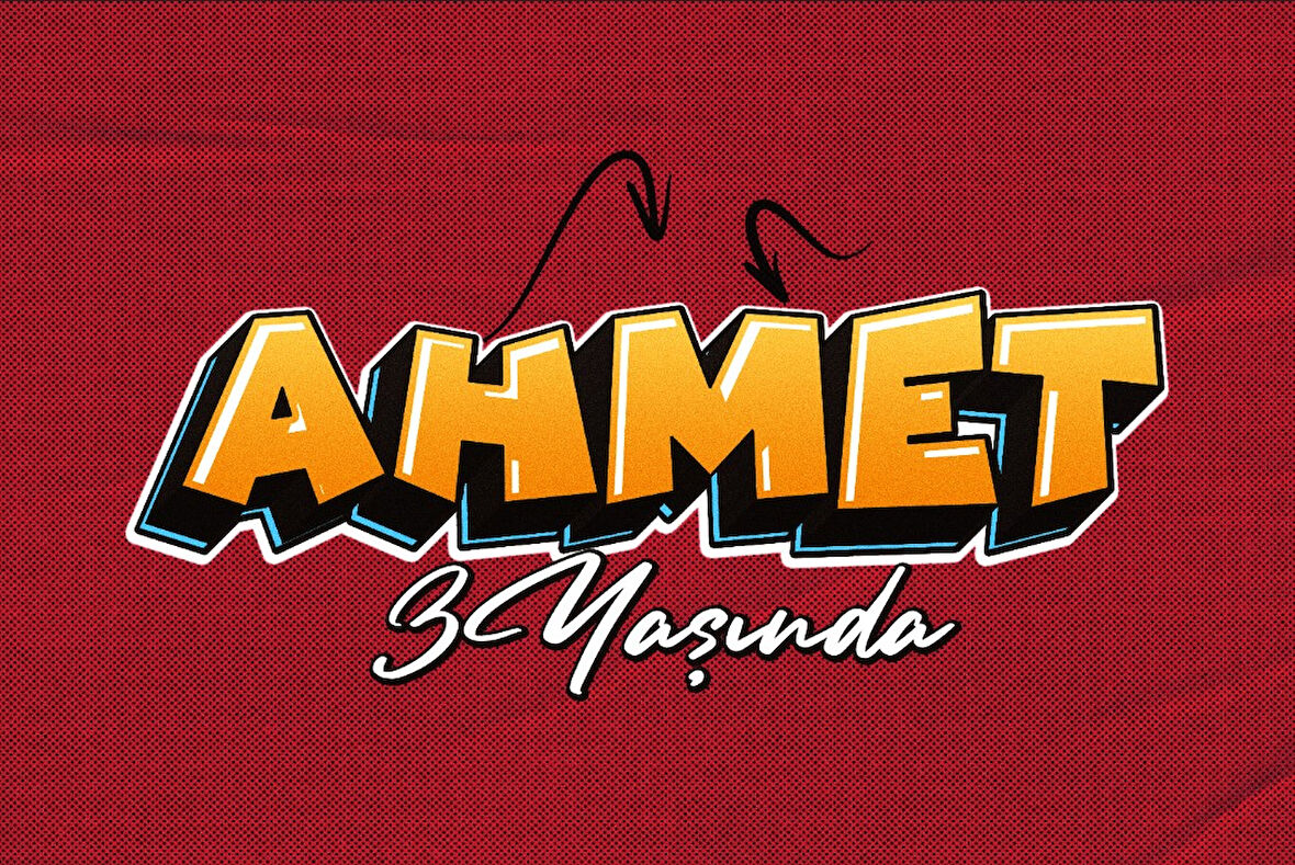 Grafiti Yazılı Doğuum Günü Afişi - 70x100 Cm