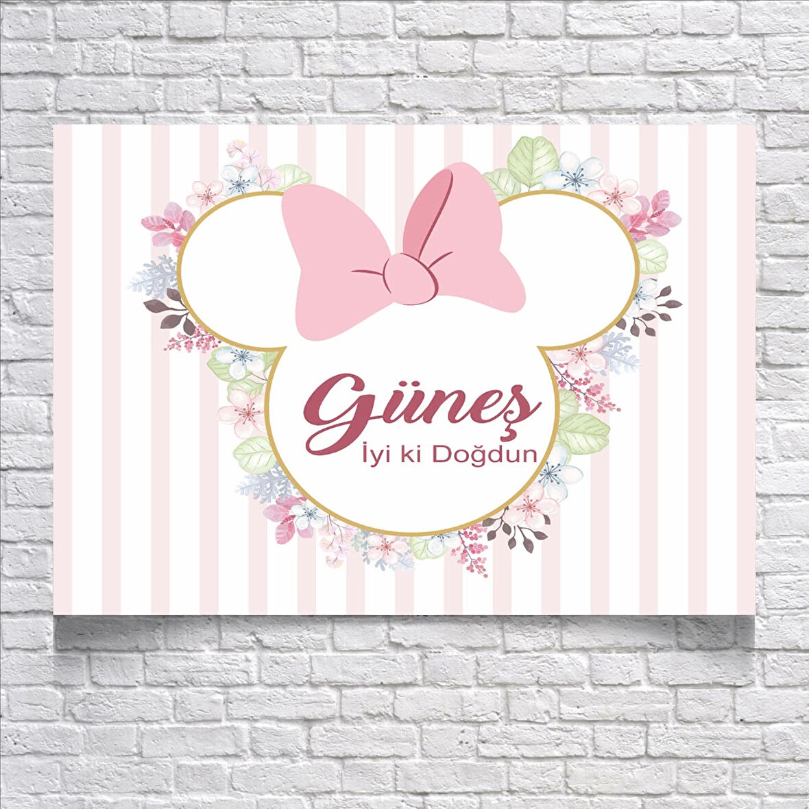 Mickey Mouse Temalı Doğum Günü Afişi 70X100 cm