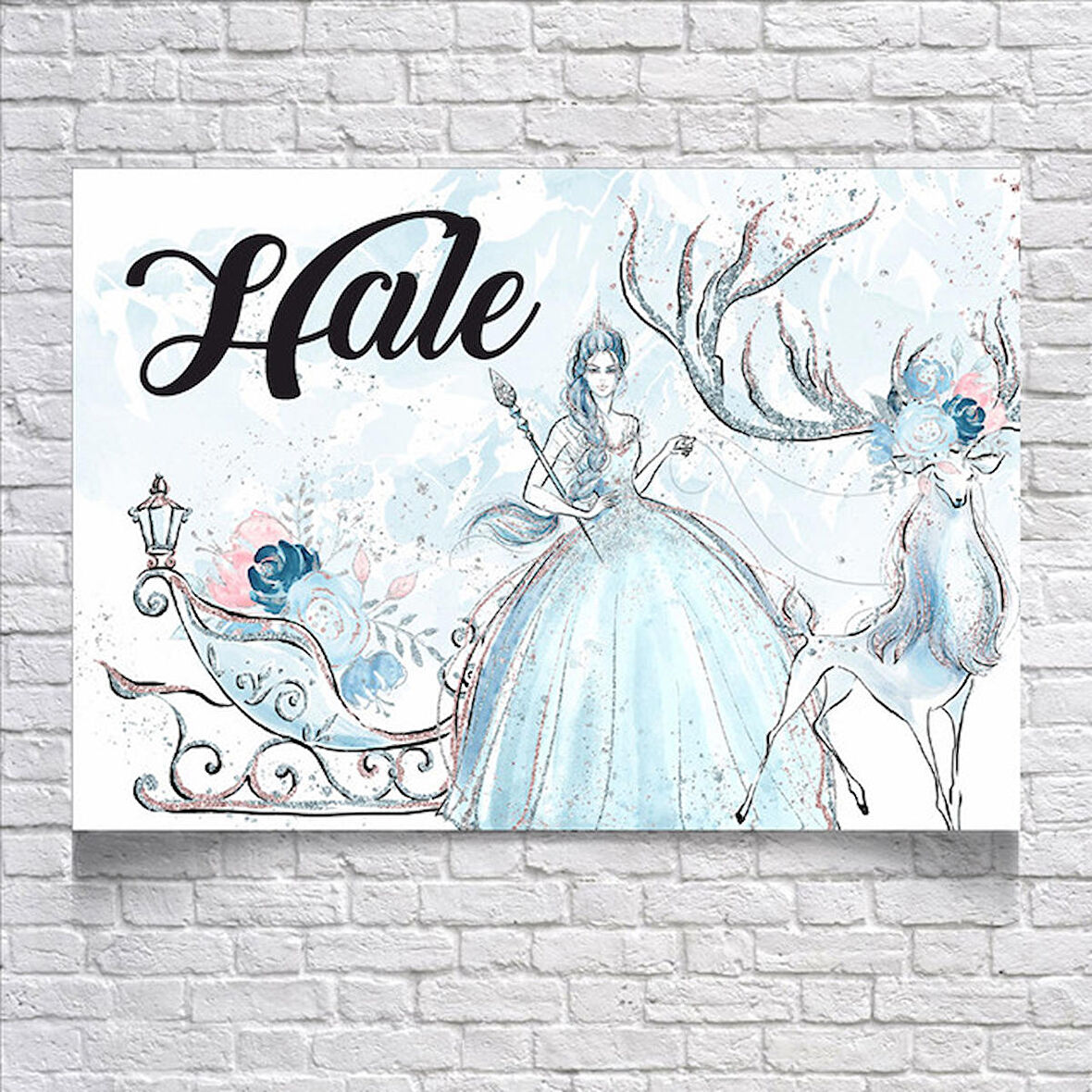 Karlar Kraliçesi Temalı Doğum Günü Afişi 50 x 70