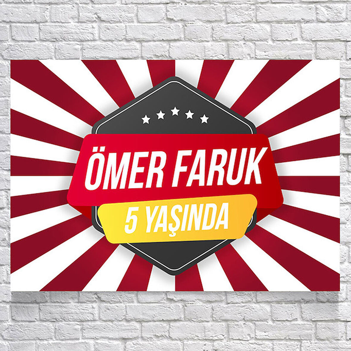 Sirk Temalı Doğum Günü Afişi 35X50 cm