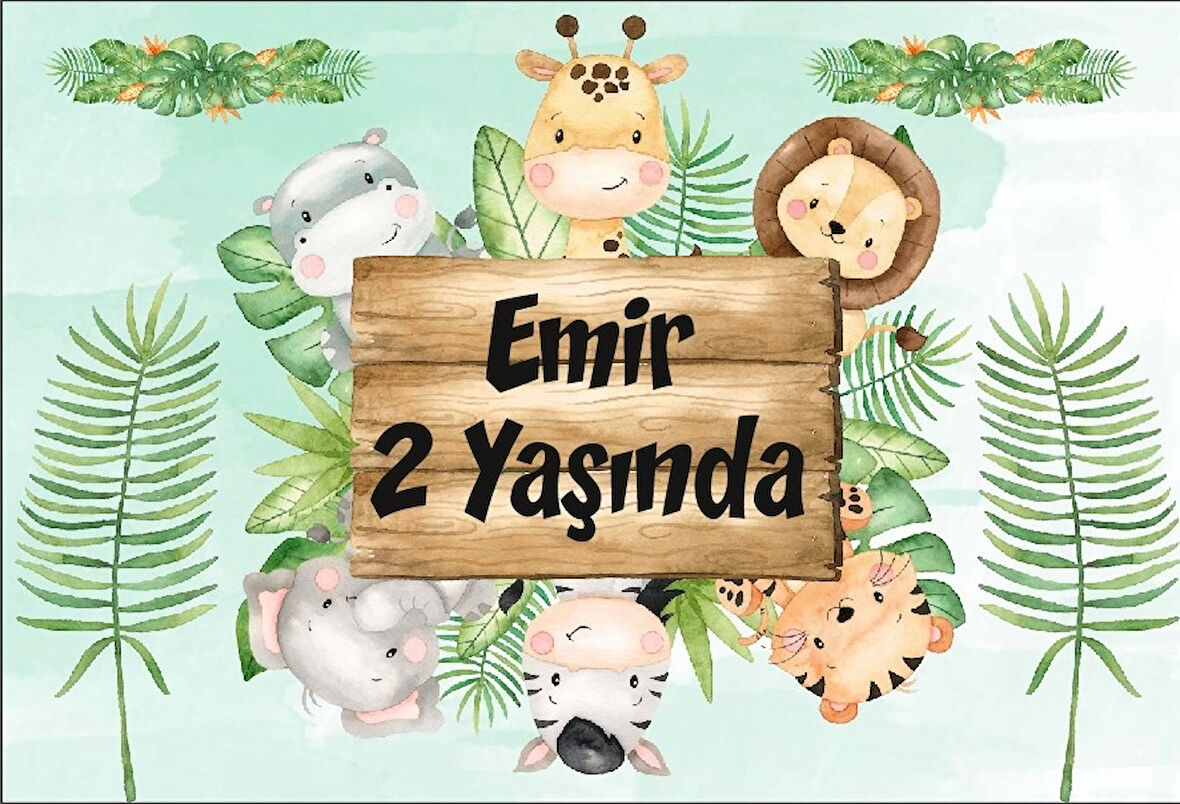 Uzay Temalı Doğum Günü Afişi 35X50 cm