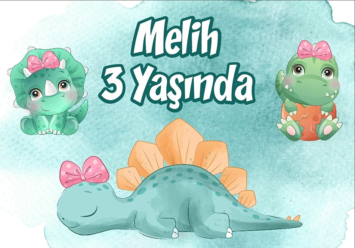 Sevimli Hayvanlar Temalı Doğum Günü Afişi 35X50 cm