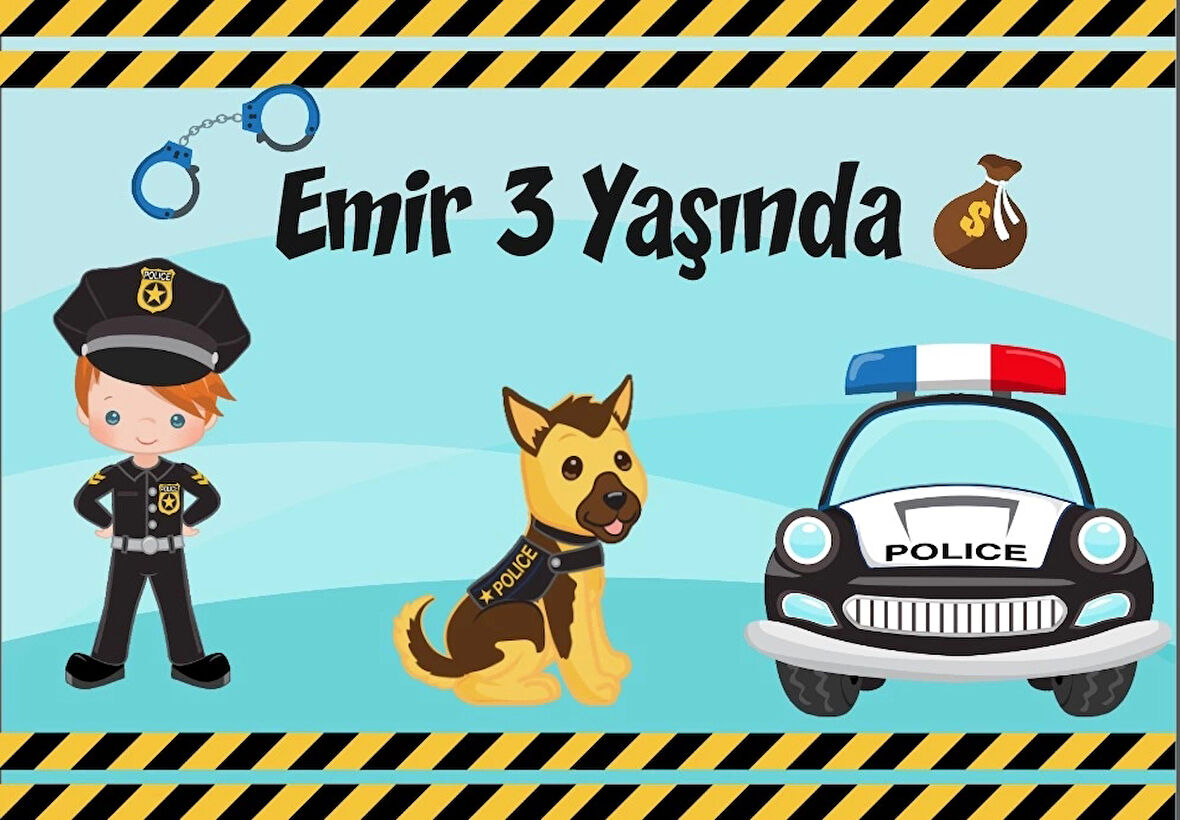 Çiftlik Temalı Doğum Günü Afişi 100X150 cm