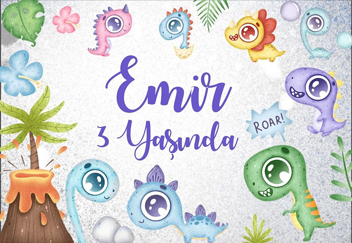 Uzay Temalı Doğum Günü Afişi 70X100 cm