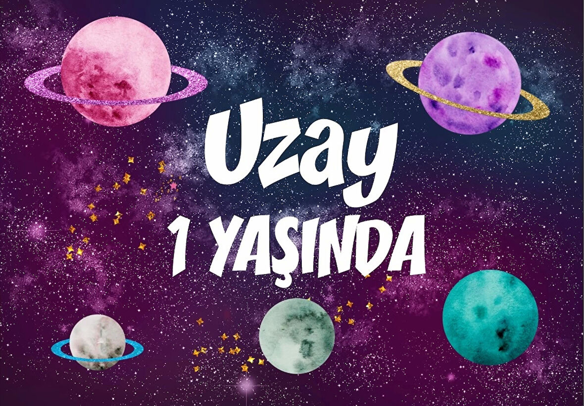 Retro Doğum Günü Afişi 50X70 cm