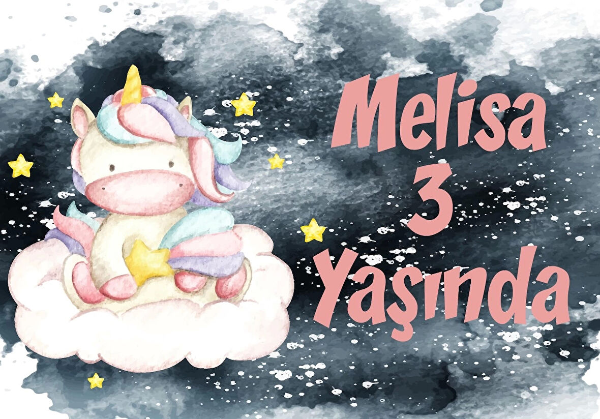 Sevimli Hayvanlar Temalı Doğum Günü Afişi 70X100 cm