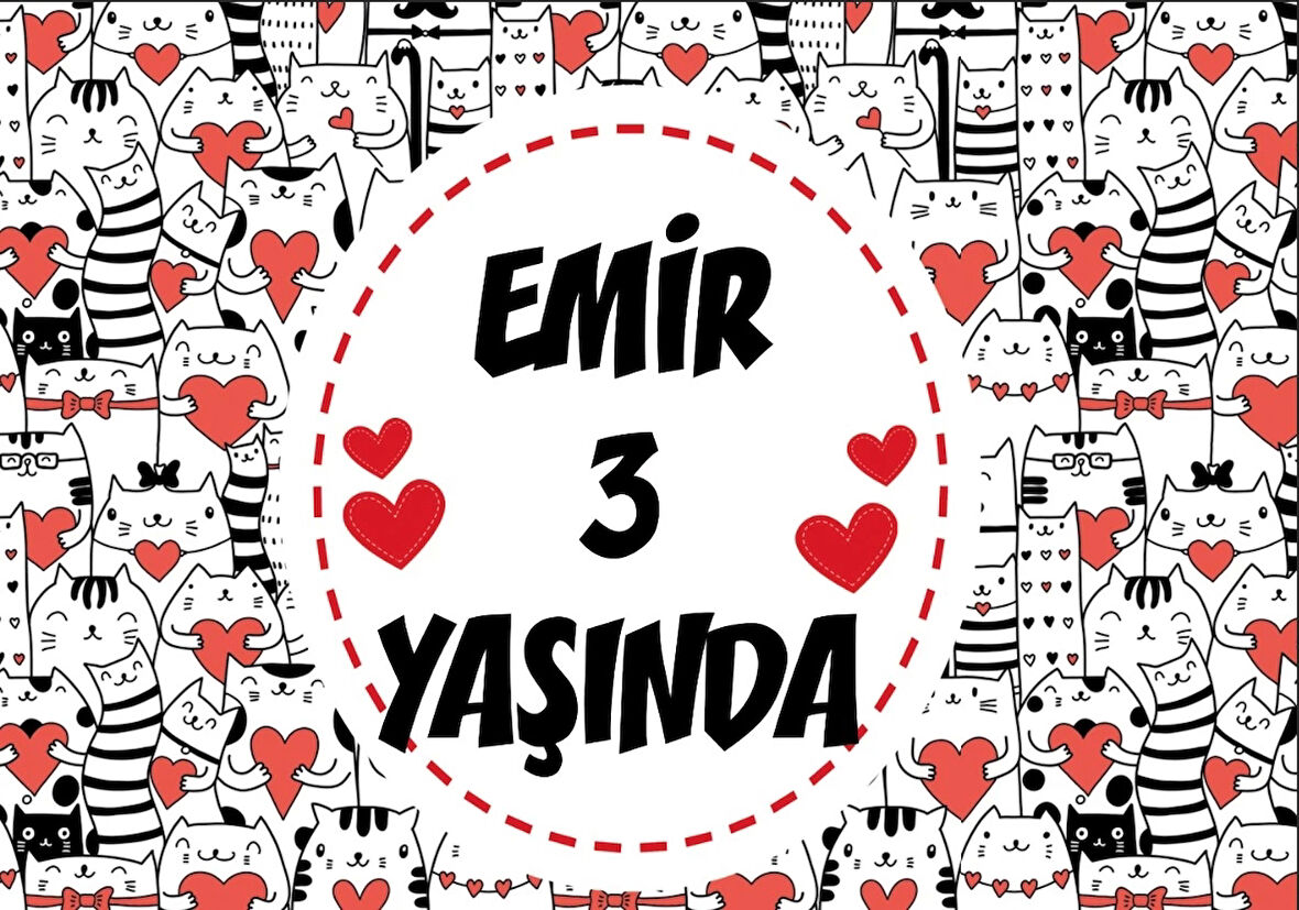 Gökkuşağı Temalı Doğum Günü Afişi 70X100 cm